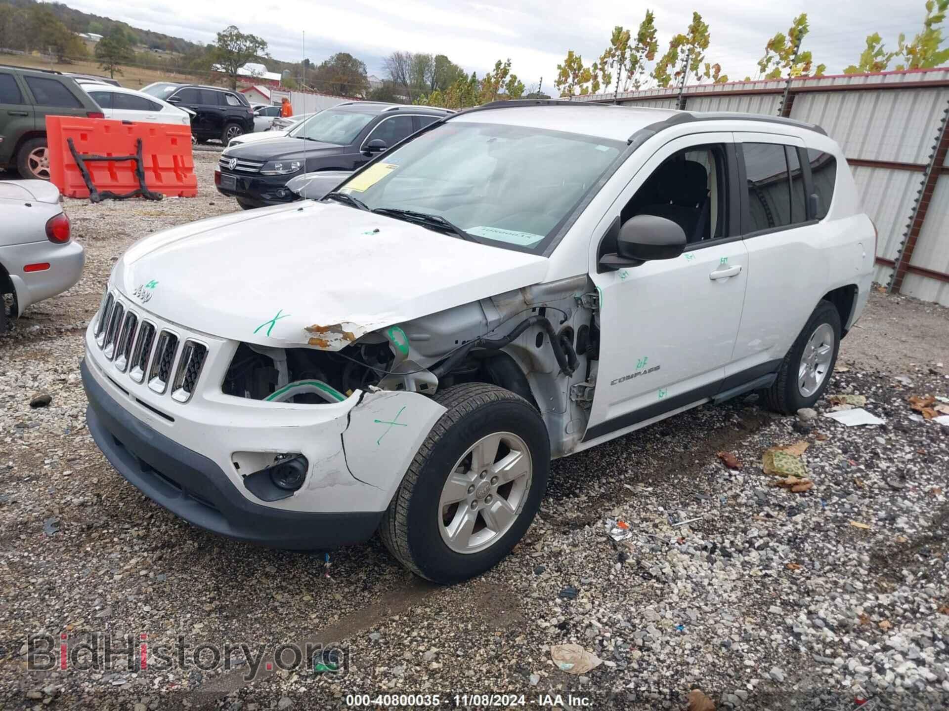 2016 JEEP COMPASS - VIN: 1C4NJCBB9GD574568 - Фото 2