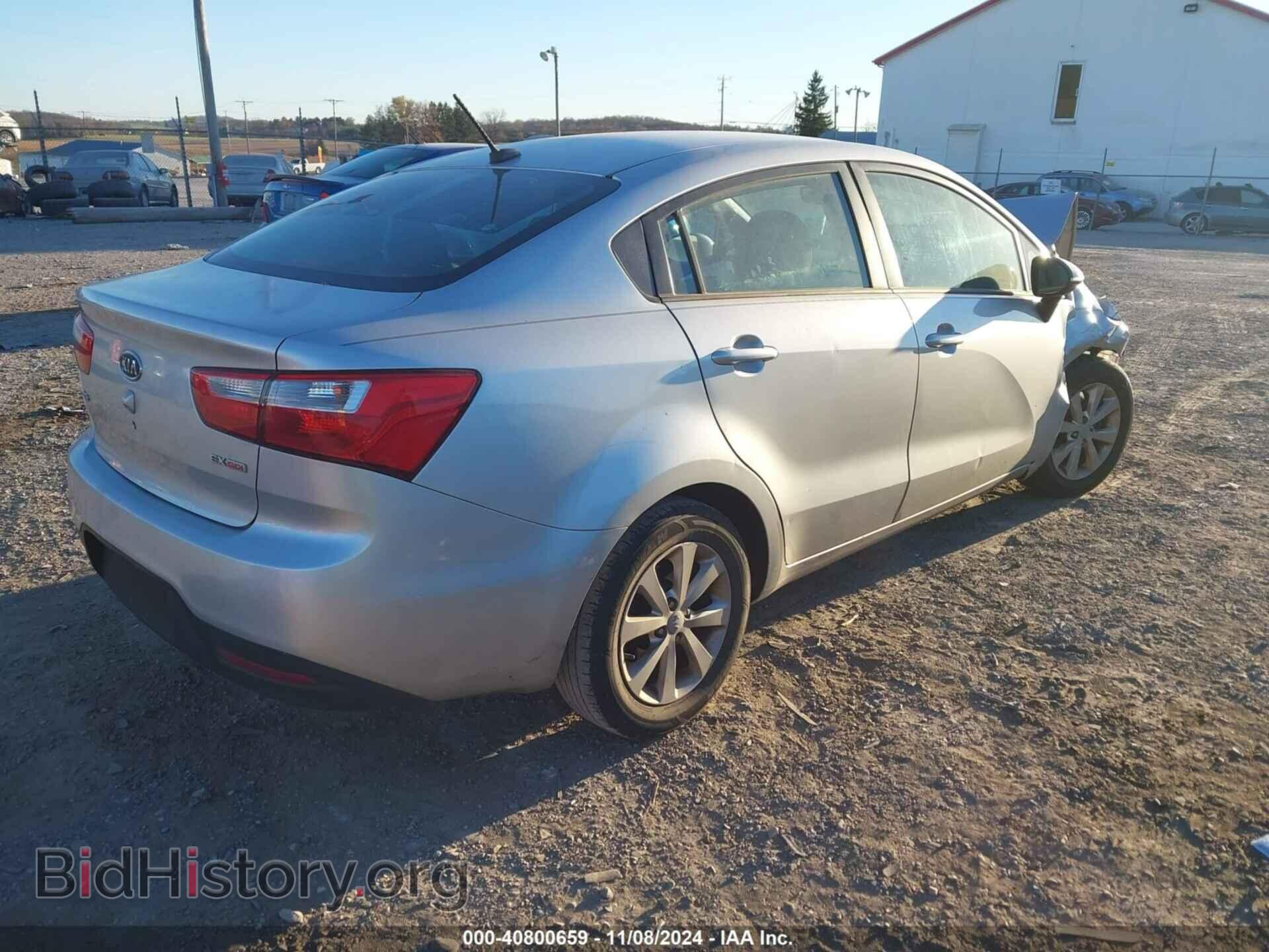 2012 KIA RIO - VIN: KNADN4A35C6050622 - Фото 4