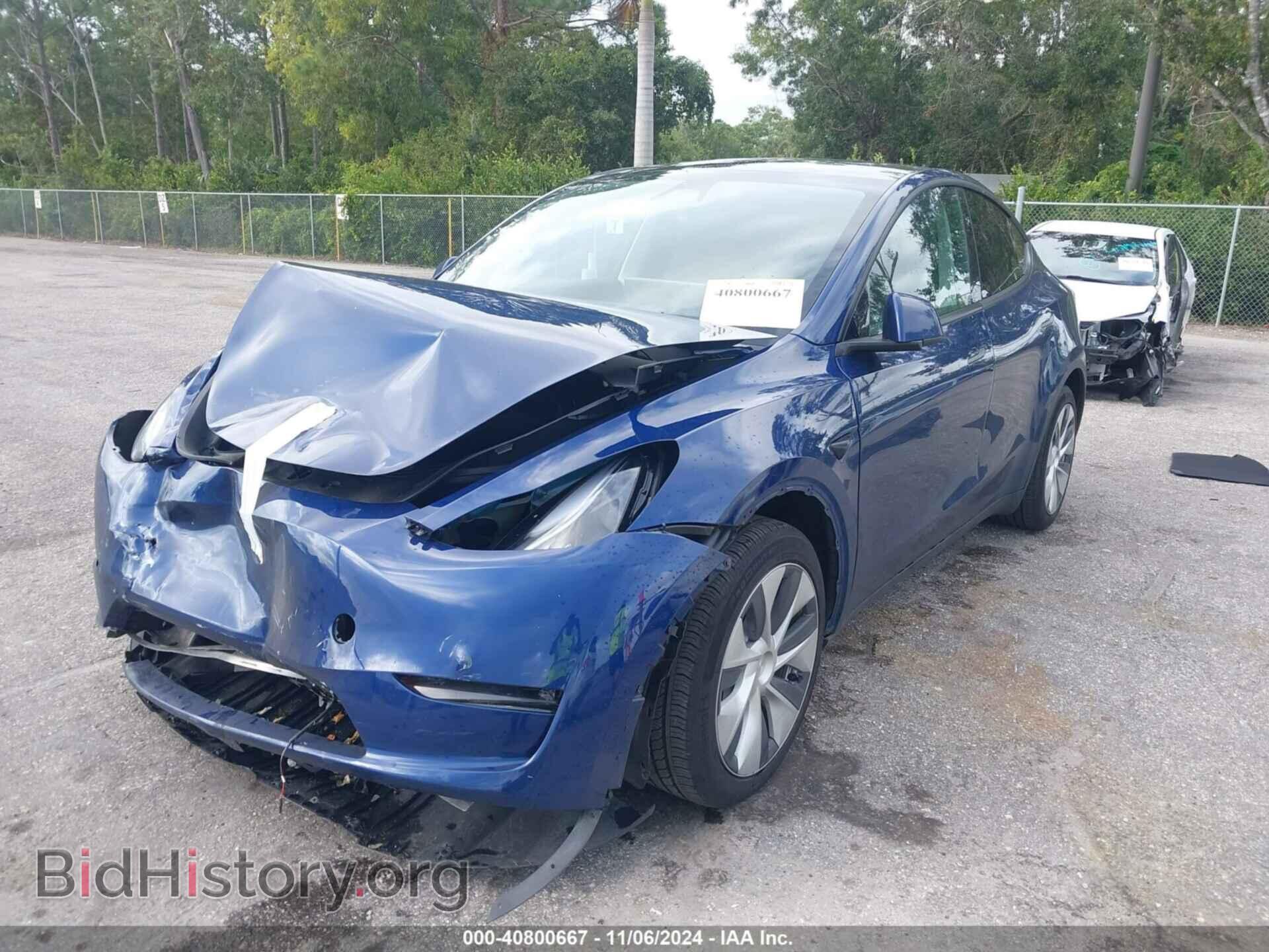 2024 TESLA MODEL Y - VIN: 7SAYGDED3RF032671 - Фото 2