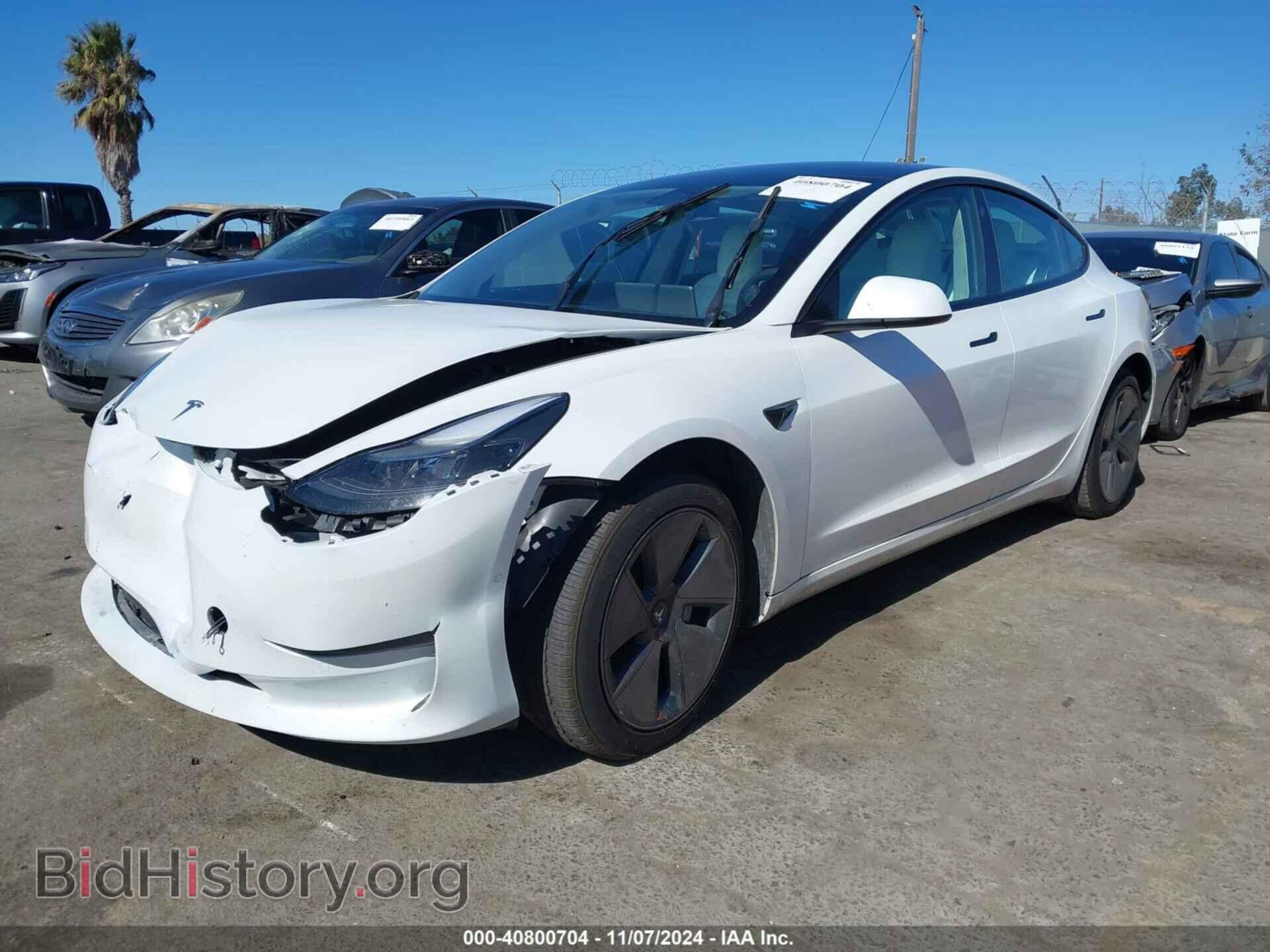 2022 TESLA MODEL 3 - VIN: 5YJ3E1EA9NF362357 - Фото 2