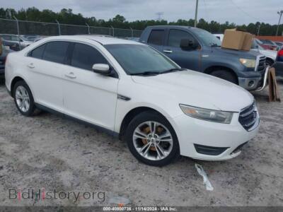 2014 Ford TAURUS SEL, белый — VIN 1FAHP2E86EG132676, IAAI