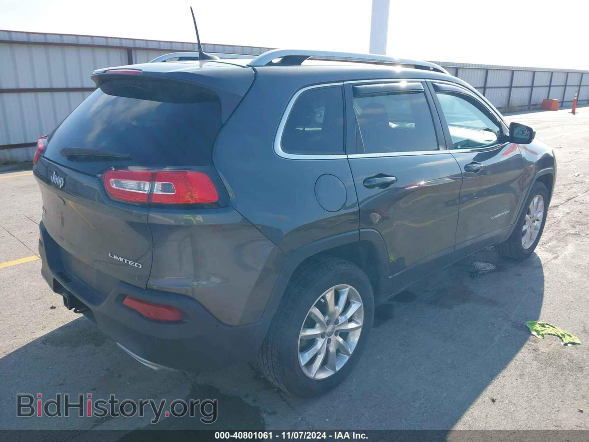 2016 JEEP CHEROKEE - VIN: 1C4PJMDS4GW180525 - Фото 4