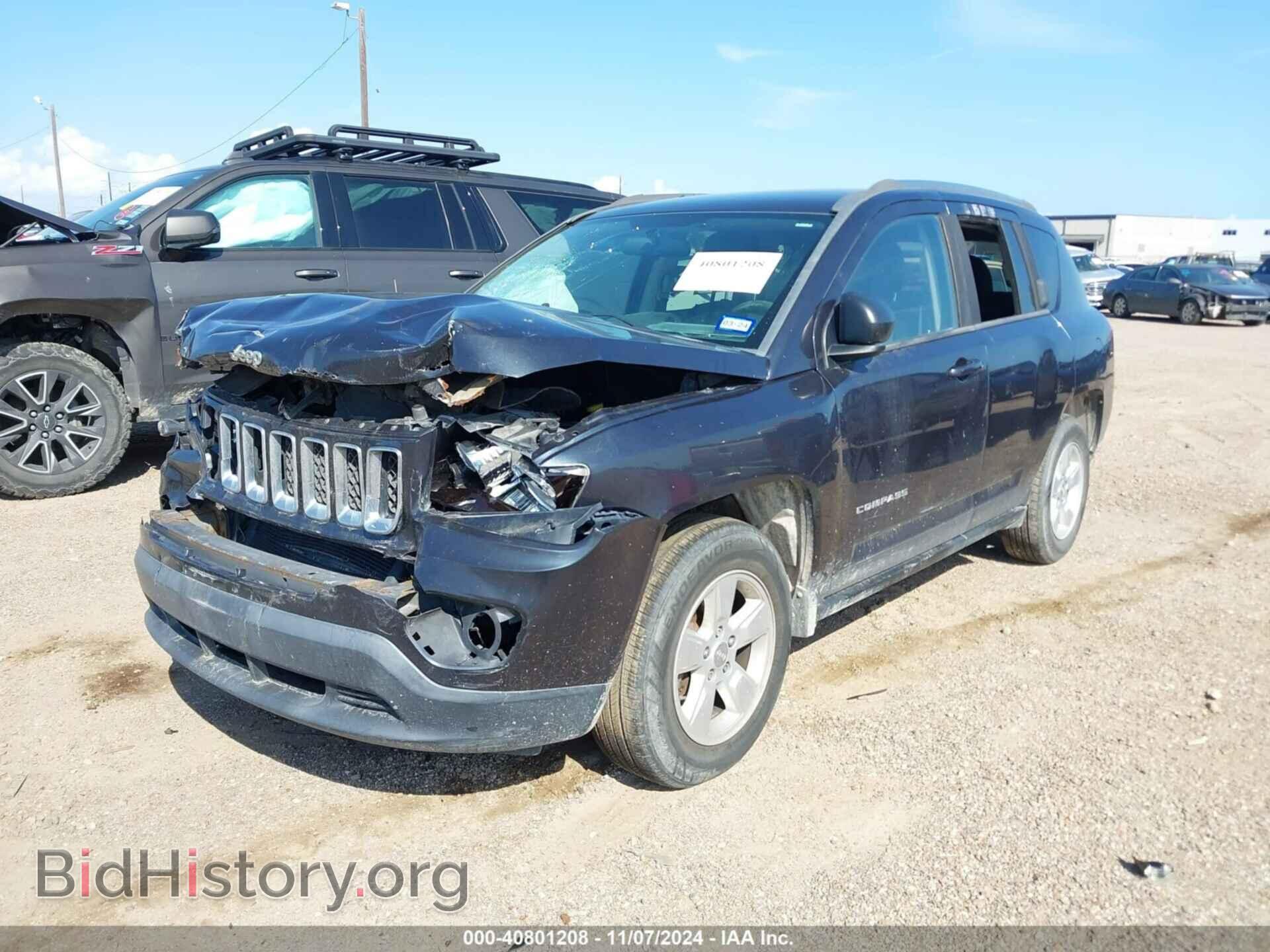 2014 JEEP COMPASS - VIN: 1C4NJCBA0ED803689 - Фото 2