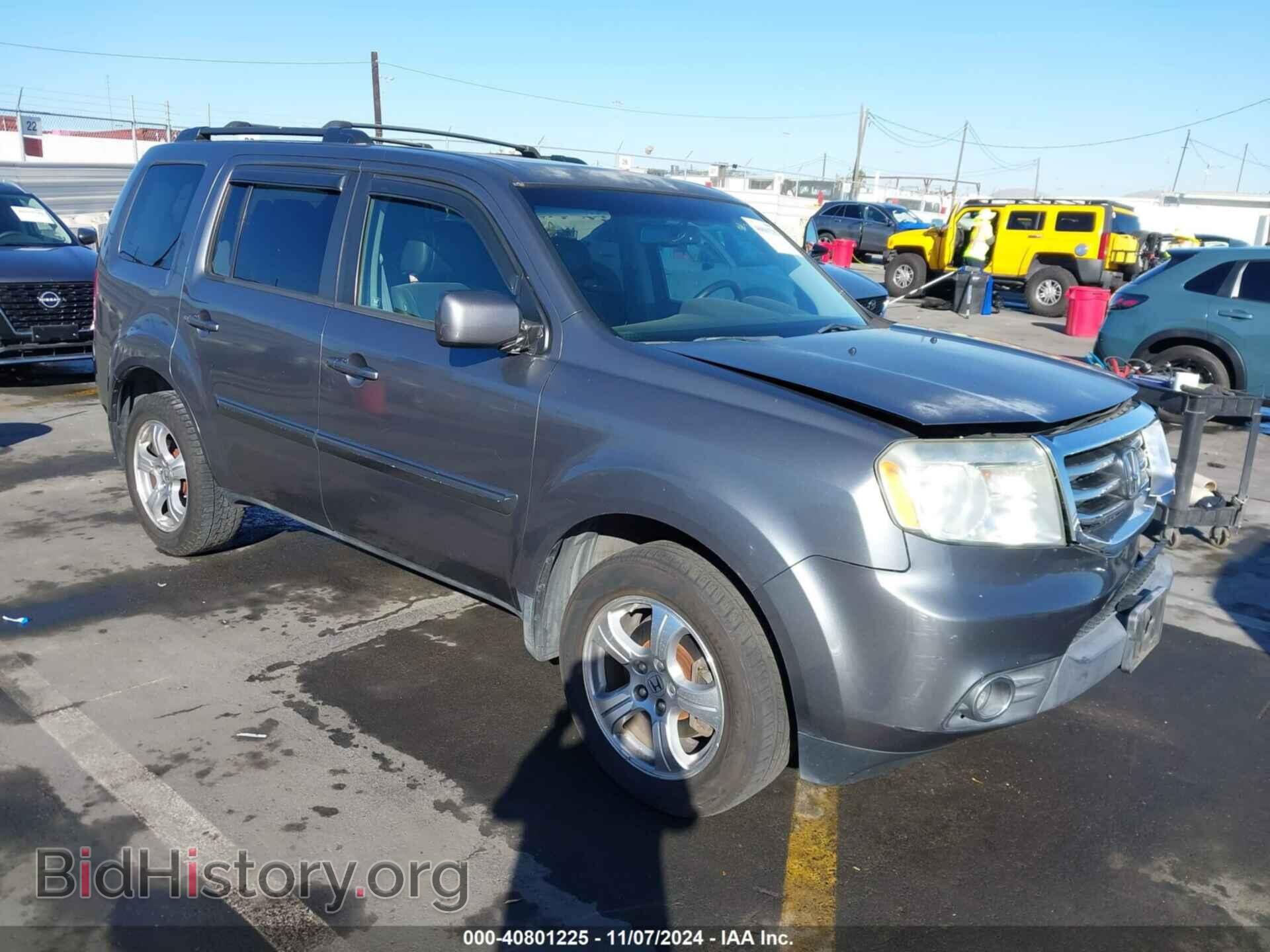 Фотография 5FNYF3H5XCB018952 - HONDA PILOT 2012