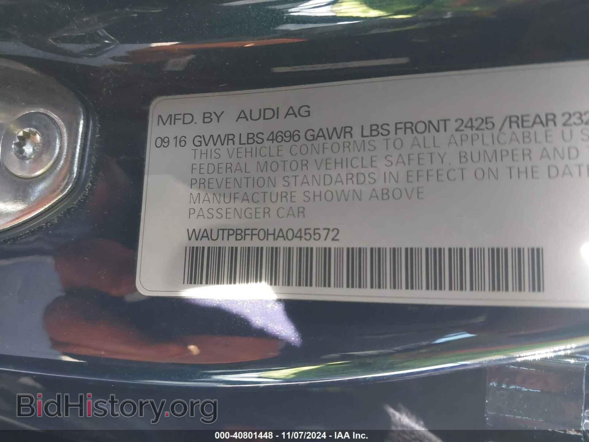 2017 AUDI A3 E-TRON - VIN: WAUTPBFF0HA045572 - Фото 9