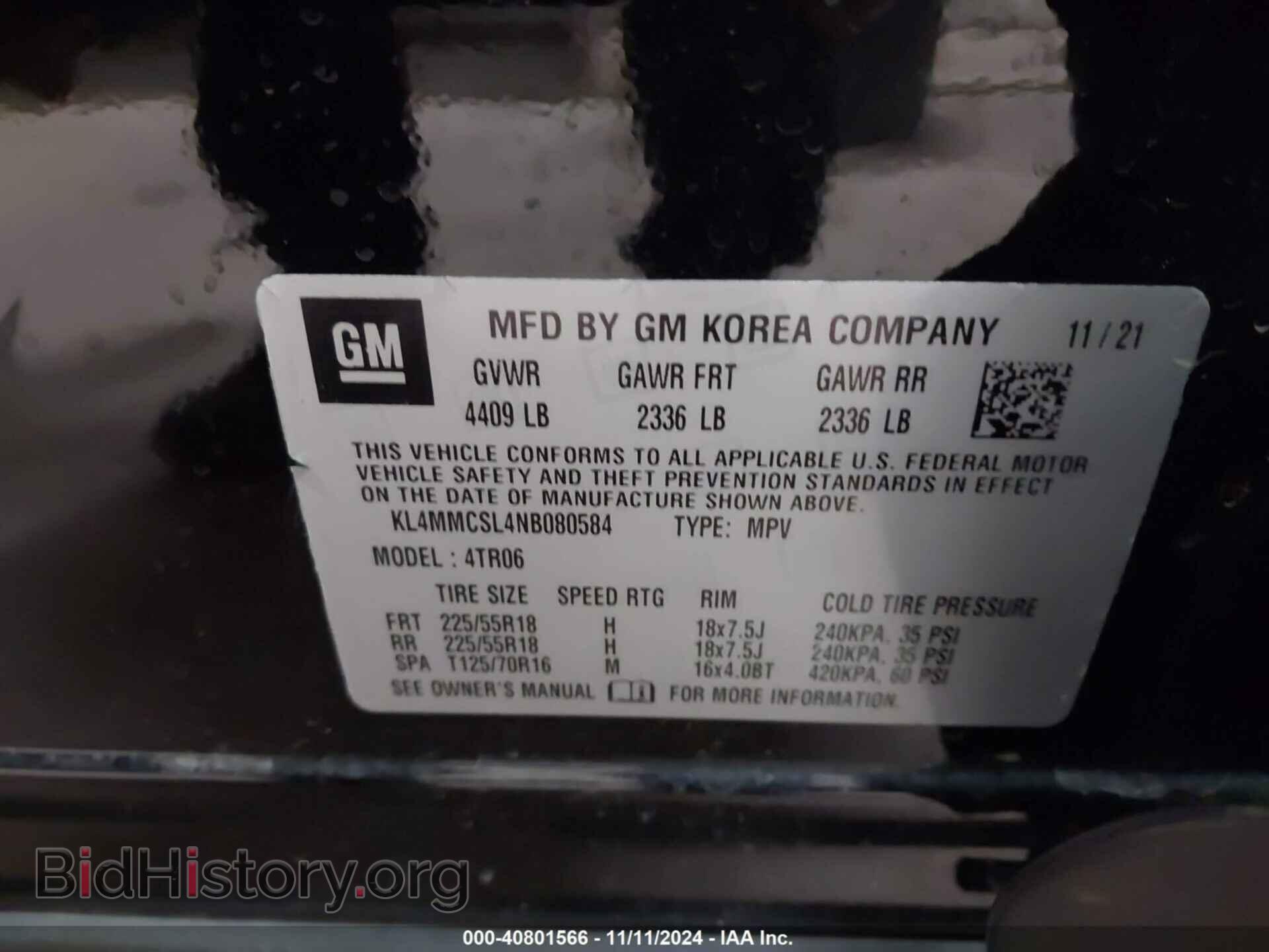 2022 BUICK ENCORE GX - VIN: KL4MMCSL4NB080584 - Фото 9