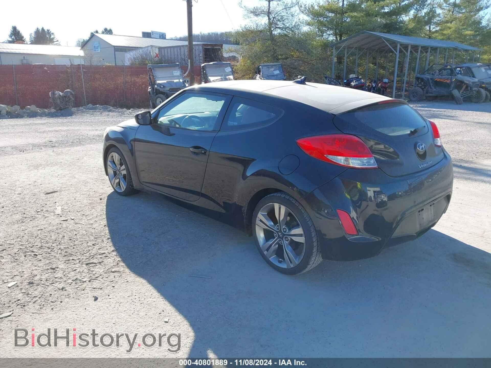 2012 HYUNDAI VELOSTER - VIN: KMHTC6AD2CU071167 - Фото 3