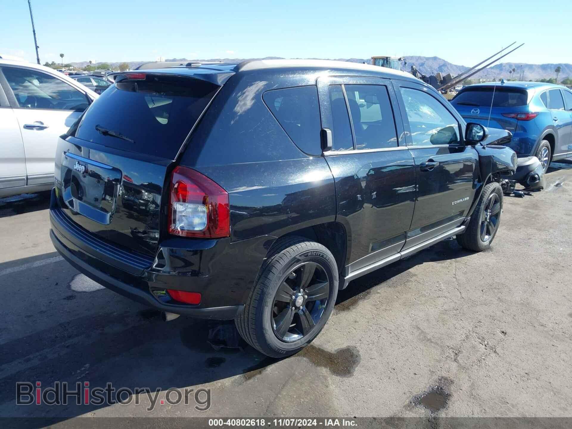 2016 JEEP COMPASS - VIN: 1C4NJDBB8GD509426 - Фото 4