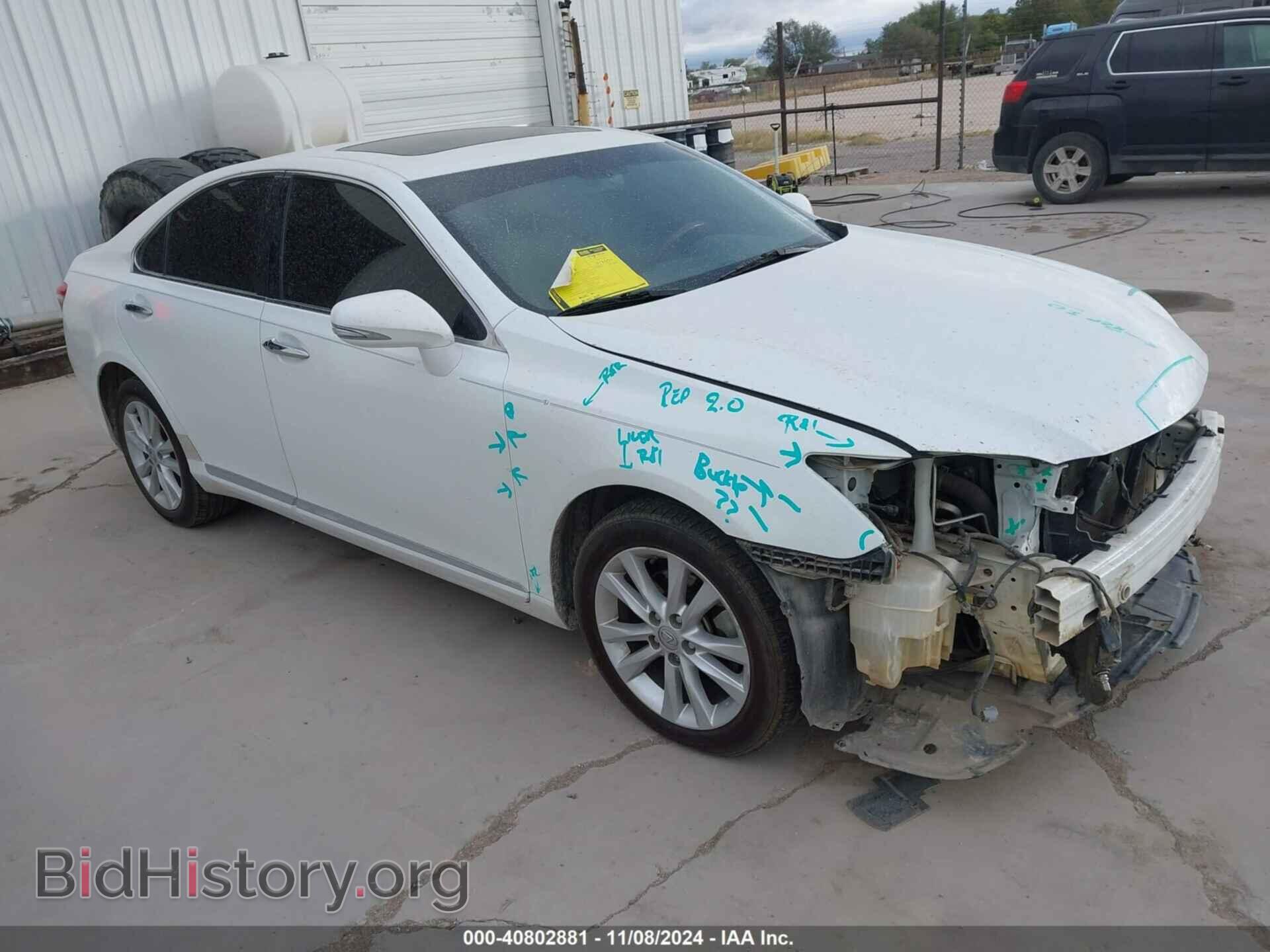 Фотография JTHBK1EGXC2511429 - LEXUS ES 350 2012