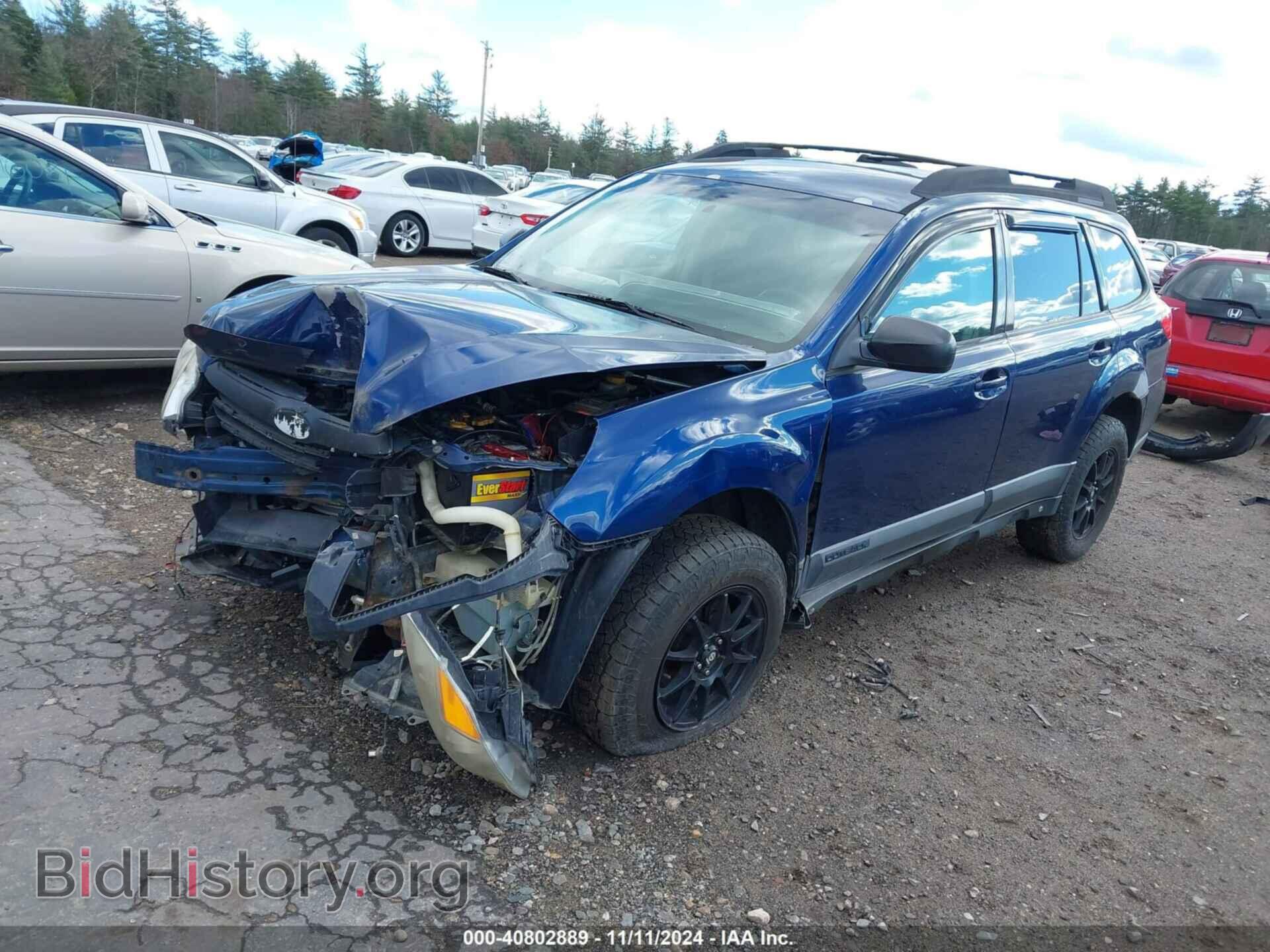 2011 SUBARU OUTBACK - VIN: 4S4BRBAC6B3401844 - Фото 2