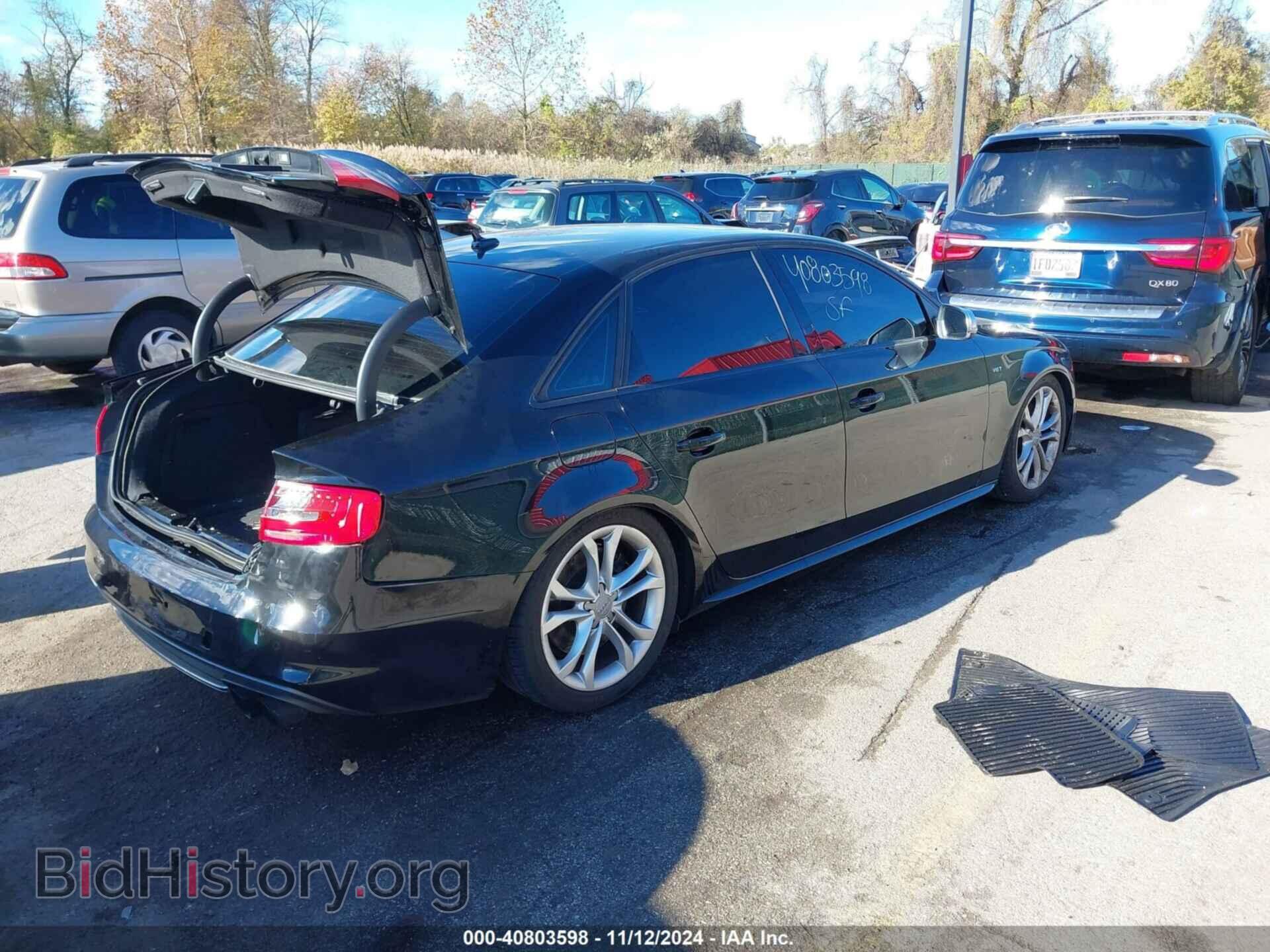 2015 AUDI S4 - VIN: WAUBGAFL4FA022496 - Фото 4