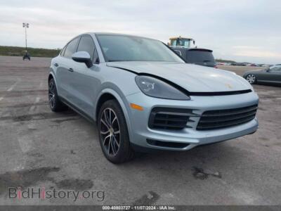 2022 Porsche CAYENNE COUPE Platinum Edition, light blue — VIN WP1BA2AY4NDA47827, IAAI