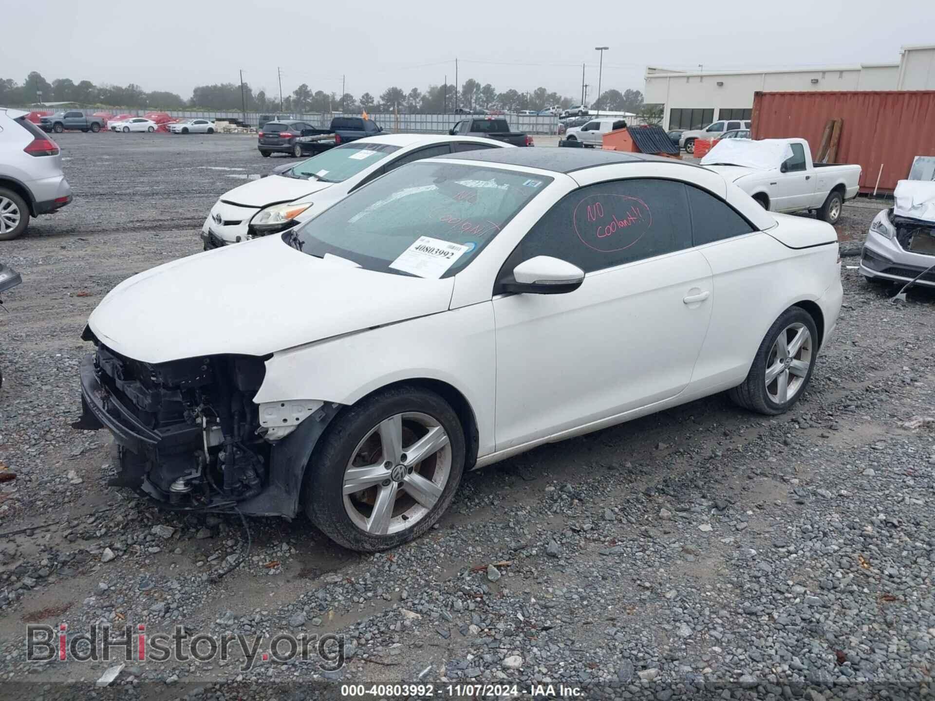 2012 VOLKSWAGEN EOS - VIN: WVWFW7AH8CV004505 - Фото 2