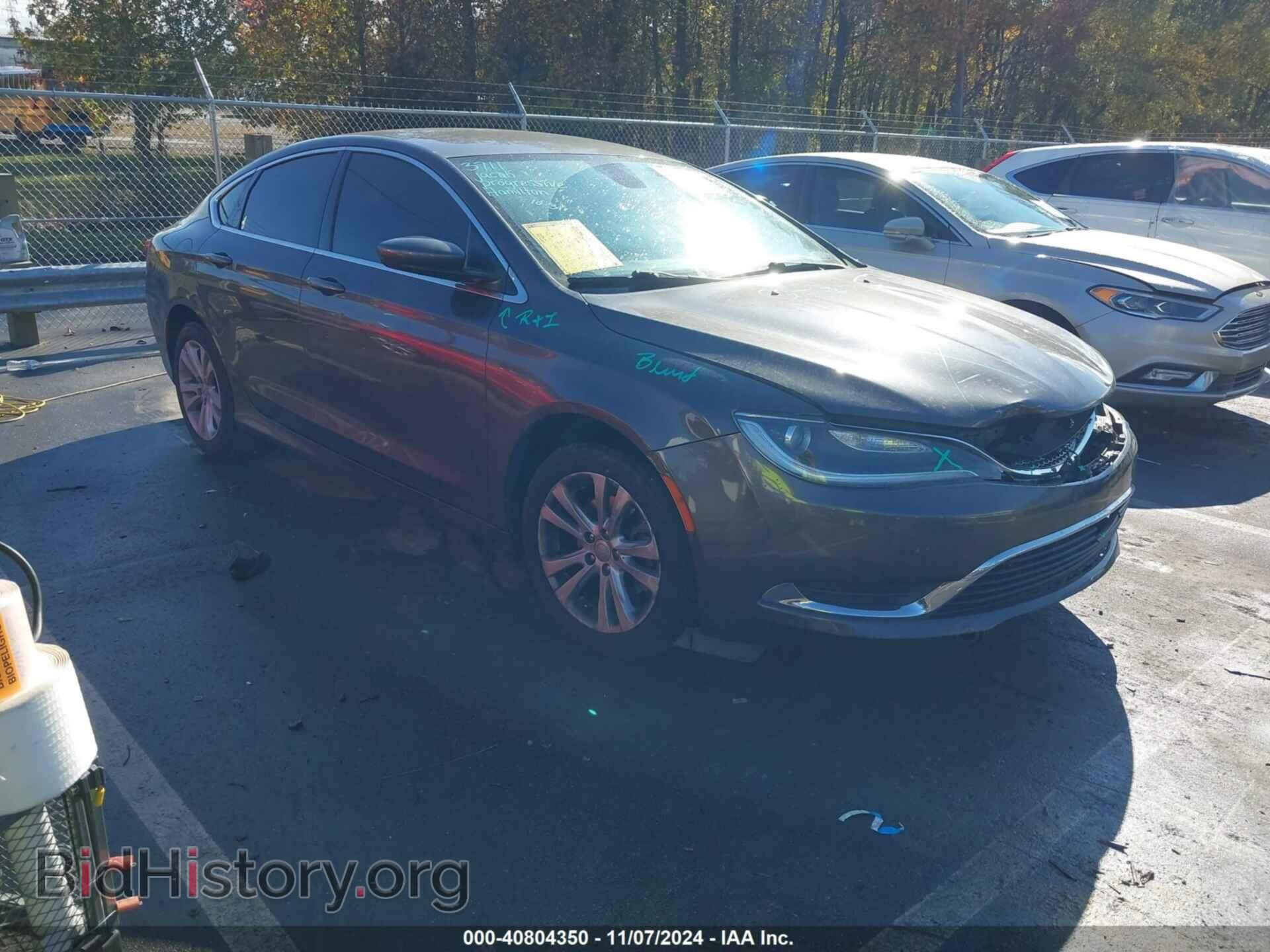 Фотография 1C3CCCAB3GN133049 - CHRYSLER 200 2016