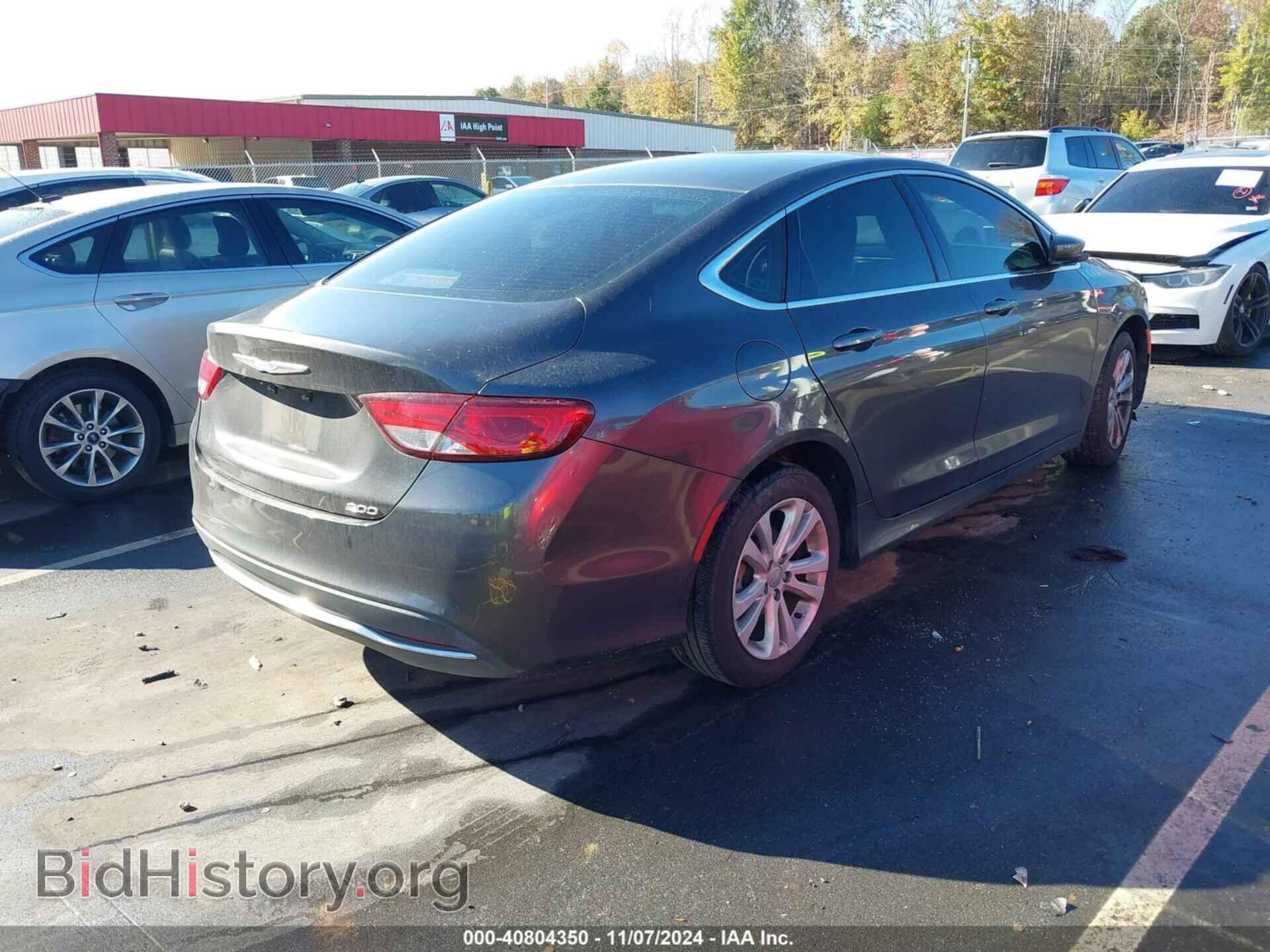 2016 CHRYSLER 200 - VIN: 1C3CCCAB3GN133049 - Фото 4