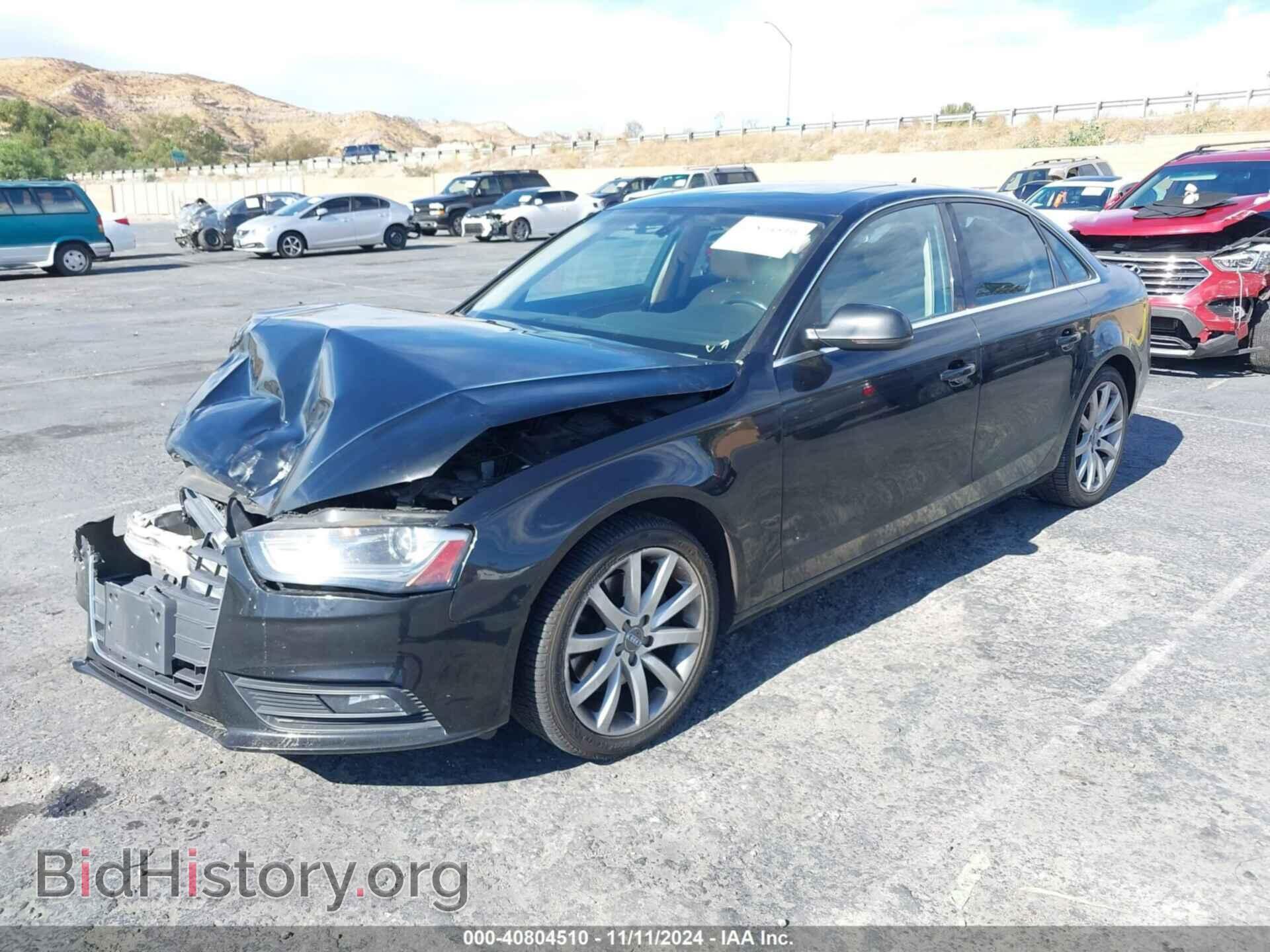 2013 AUDI A4 - VIN: WAUEFAFL2DN035205 - Фото 2
