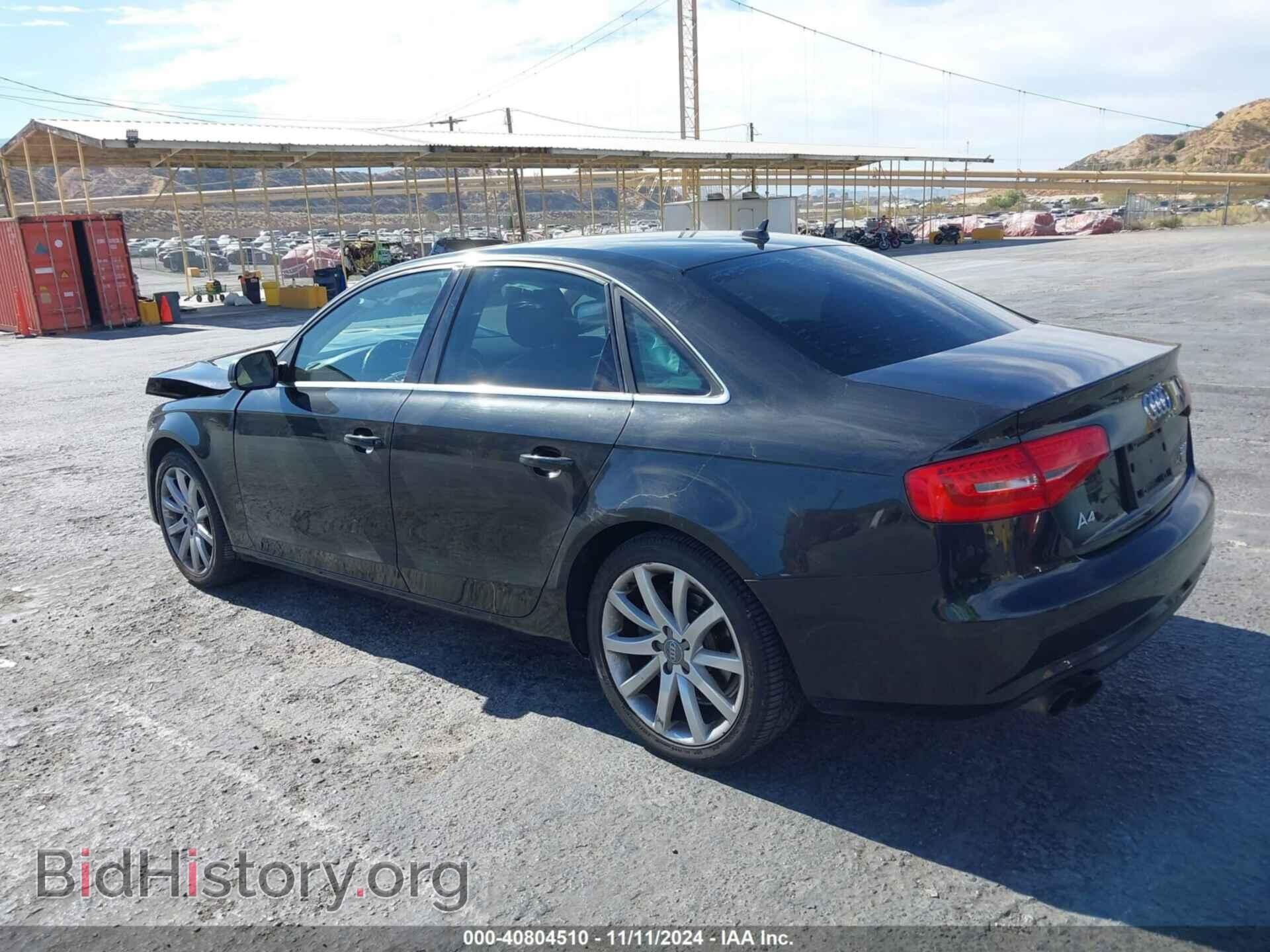 2013 AUDI A4 - VIN: WAUEFAFL2DN035205 - Фото 3
