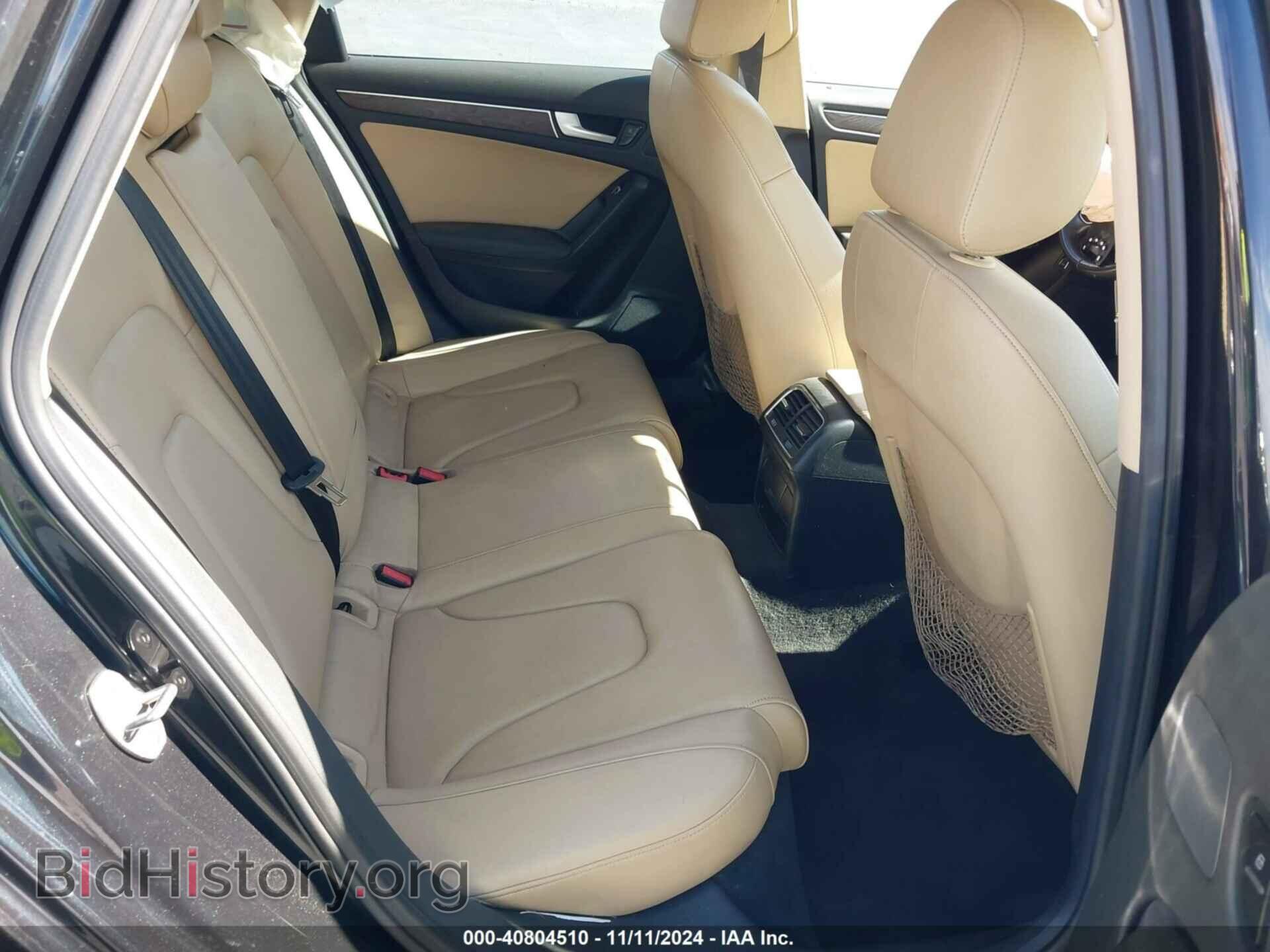 2013 AUDI A4 - VIN: WAUEFAFL2DN035205 - Фото 8