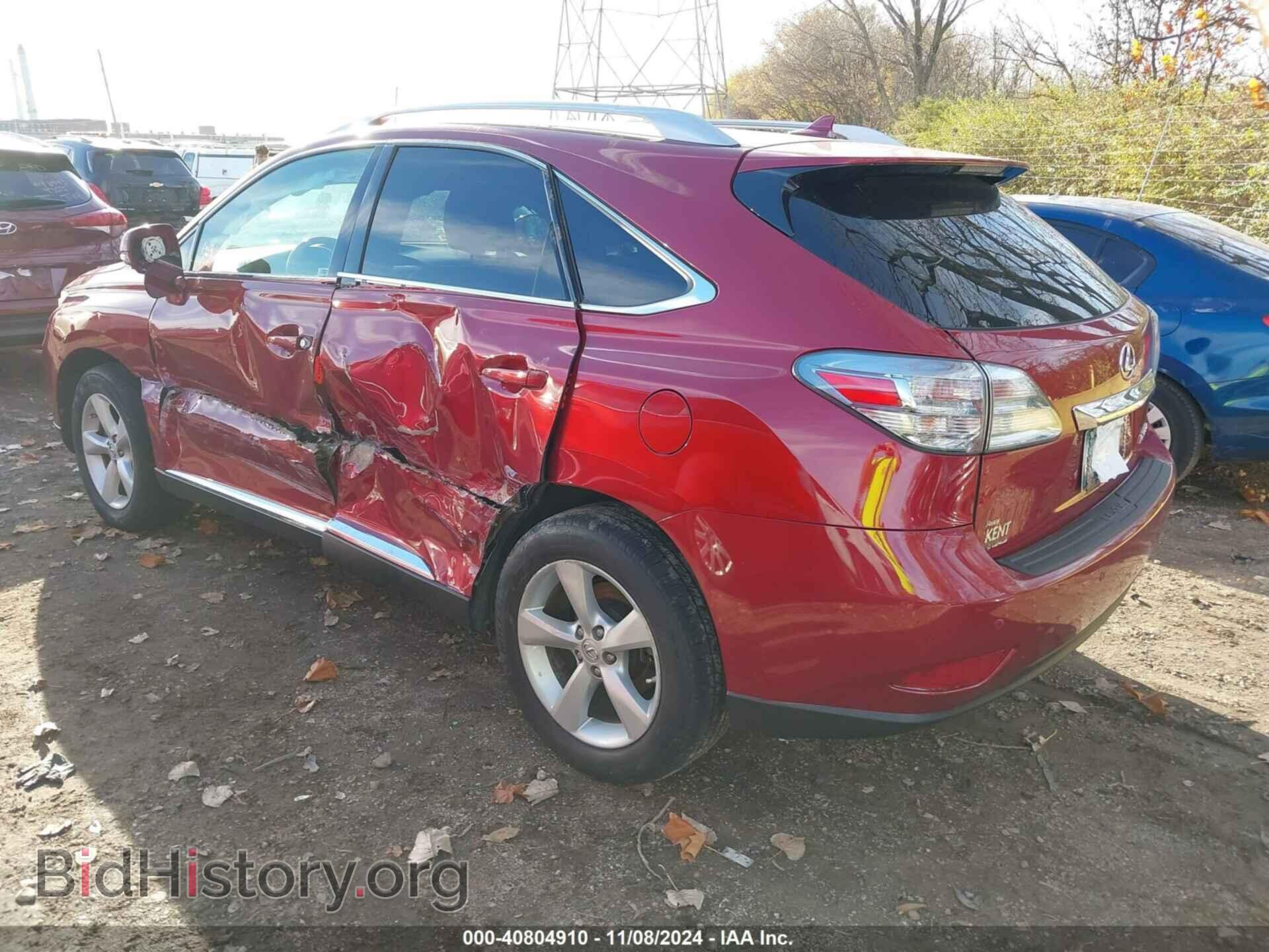 2012 LEXUS RX 350 - VIN: 2T2BK1BA6CC131552 - Фото 3