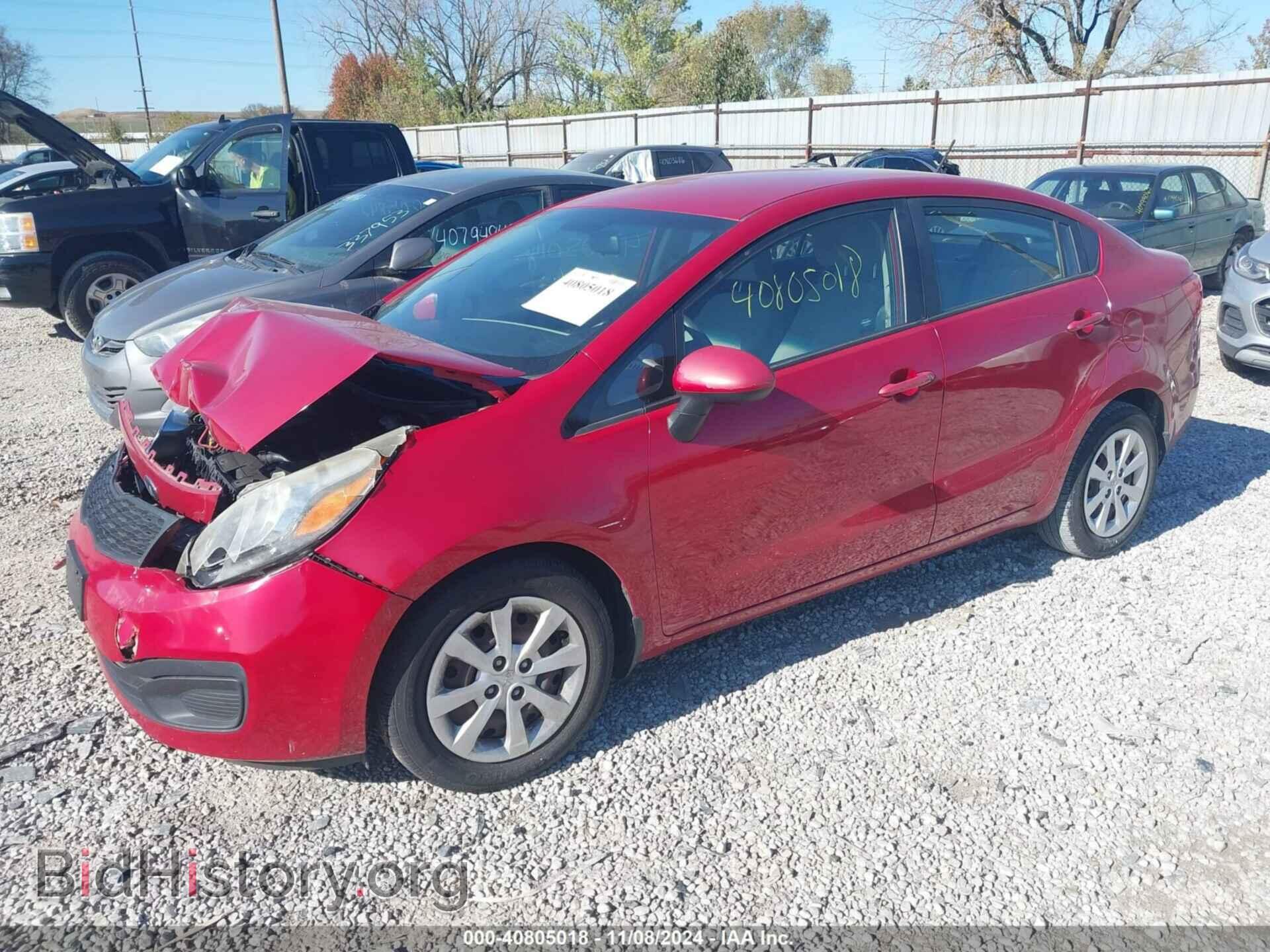2014 KIA RIO - VIN: KNADM4A37E6369509 - Фото 2