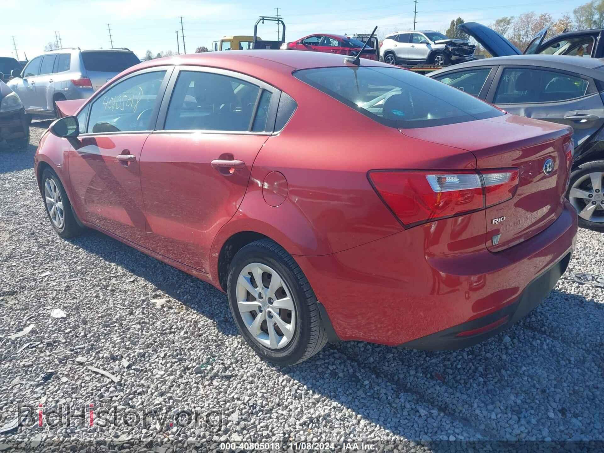 2014 KIA RIO - VIN: KNADM4A37E6369509 - Фото 3