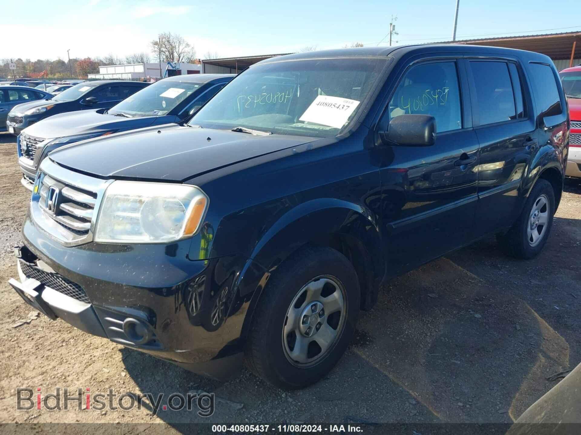 2013 HONDA PILOT - VIN: 5FNYF4H22DB079743 - Фото 2