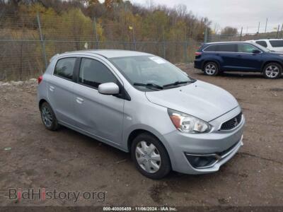 2017 Mitsubishi MIRAGE ES, silver — VIN ML32A3HJ1HH006751, IAAI