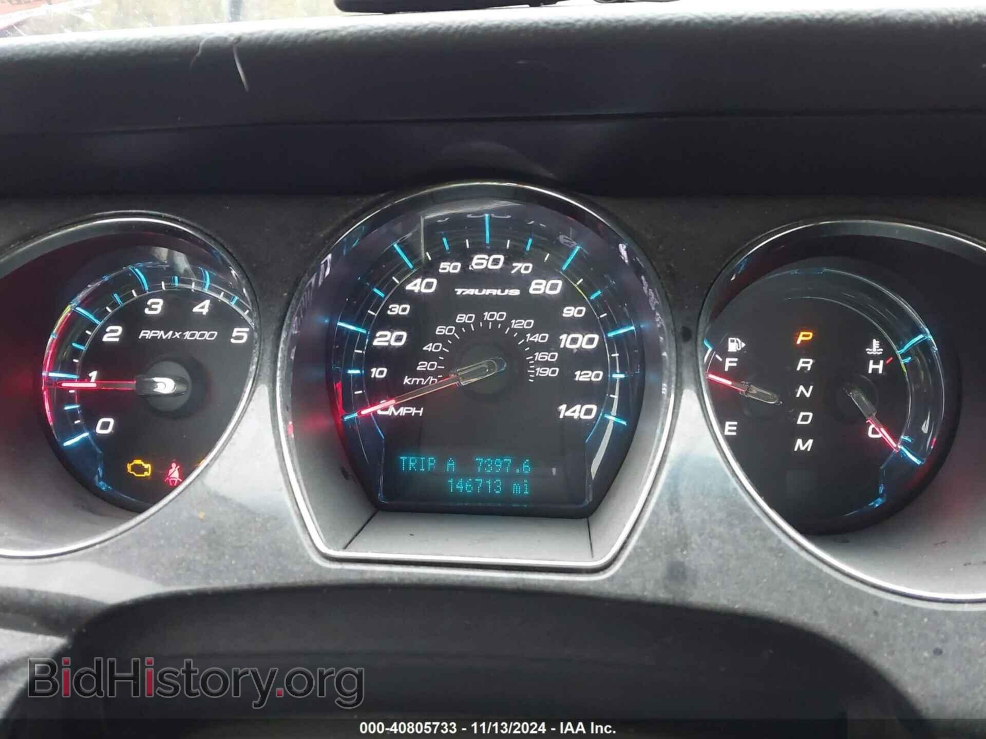 2012 FORD TAURUS - VIN: 1FAHP2JWXCG126624 - Фото 7