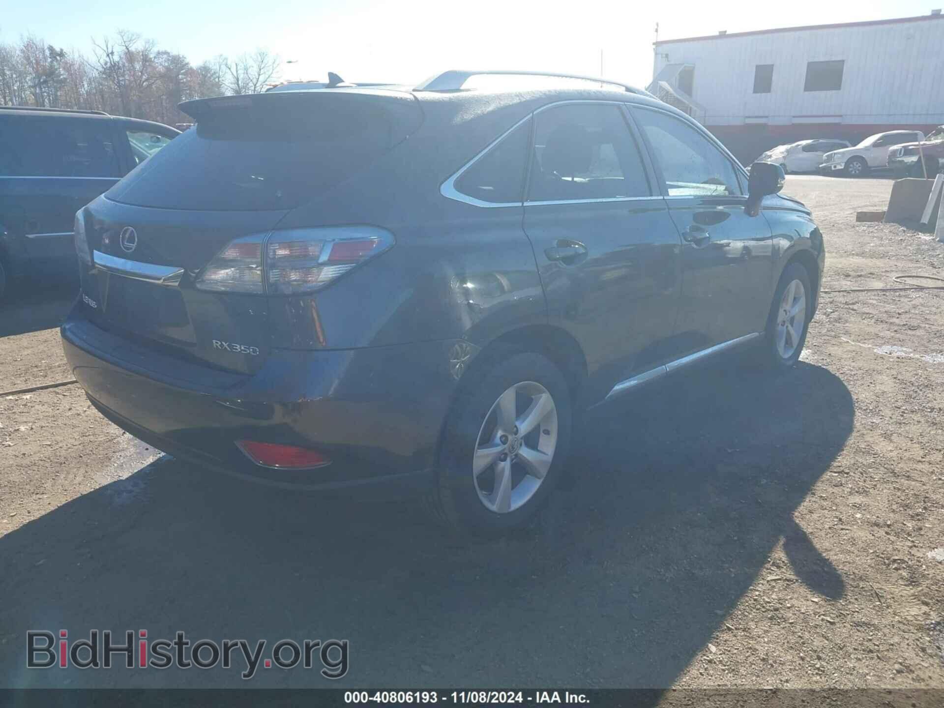 2010 LEXUS RX 350 - VIN: 2T2BK1BA2AC028822 - Фото 4