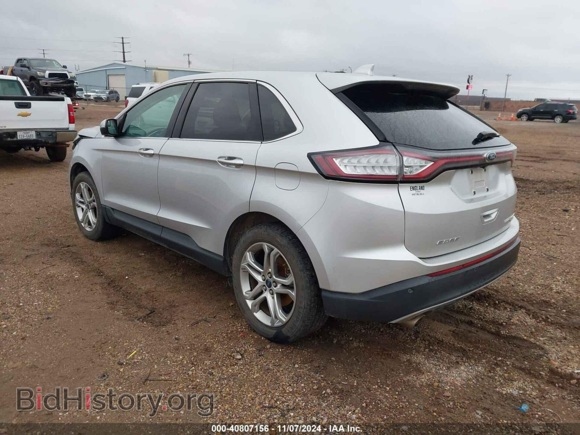 2015 FORD EDGE - VIN: 2FMTK3K94FBB61412 - Фото 3