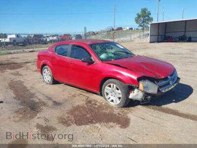2013 Dodge AVENGER SE, темно-бордовый — VIN 1C3CDZAB6DN684040, IAAI