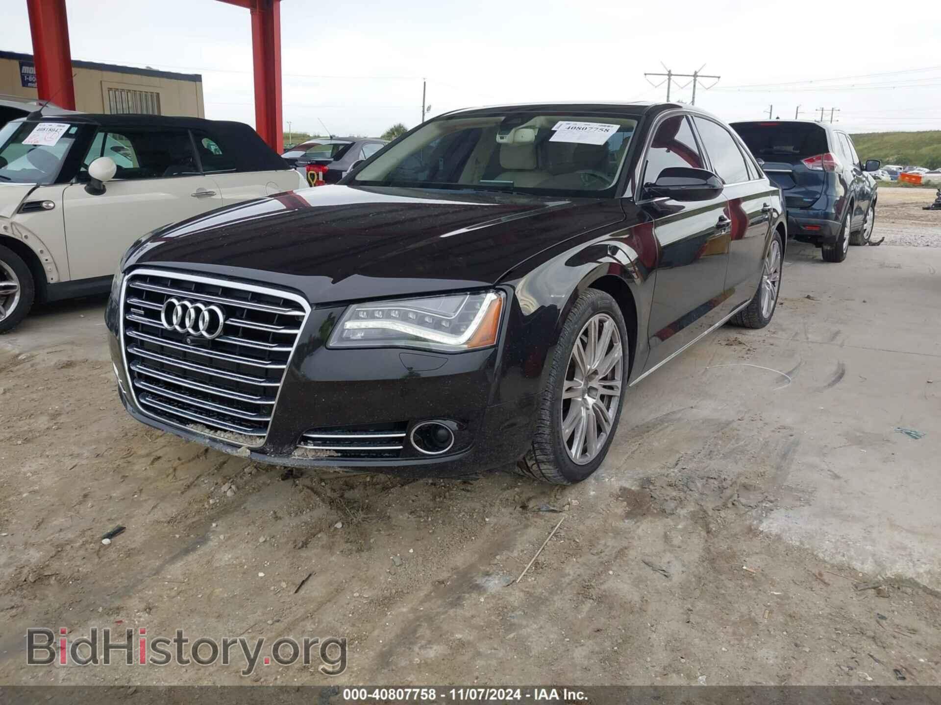 2013 AUDI A8 L - VIN: WAURGAFD3DN019392 - Фото 2