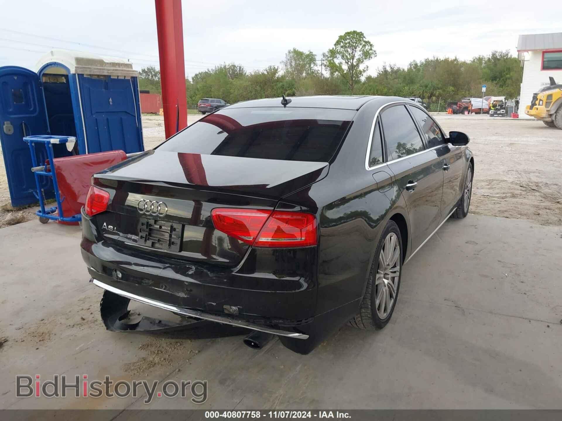 2013 AUDI A8 L - VIN: WAURGAFD3DN019392 - Фото 4