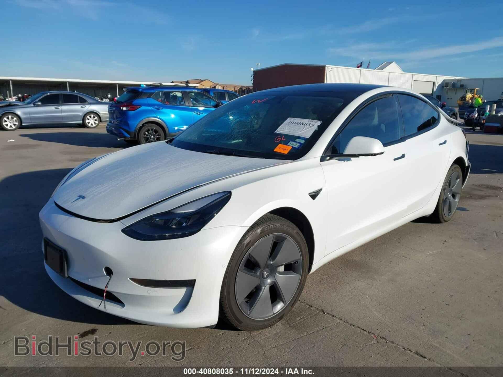 2022 TESLA MODEL 3 - VIN: 5YJ3E1EAXNF330727 - Фото 2