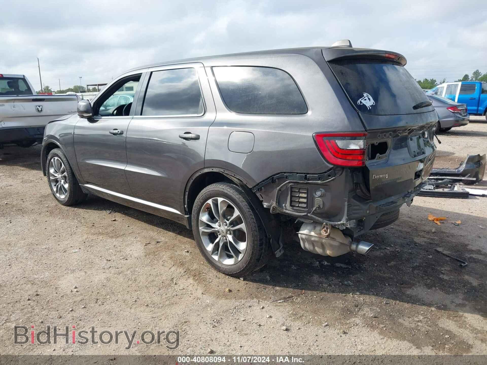 2019 DODGE DURANGO - VIN: 1C4RDHDG6KC721426 - Фото 3