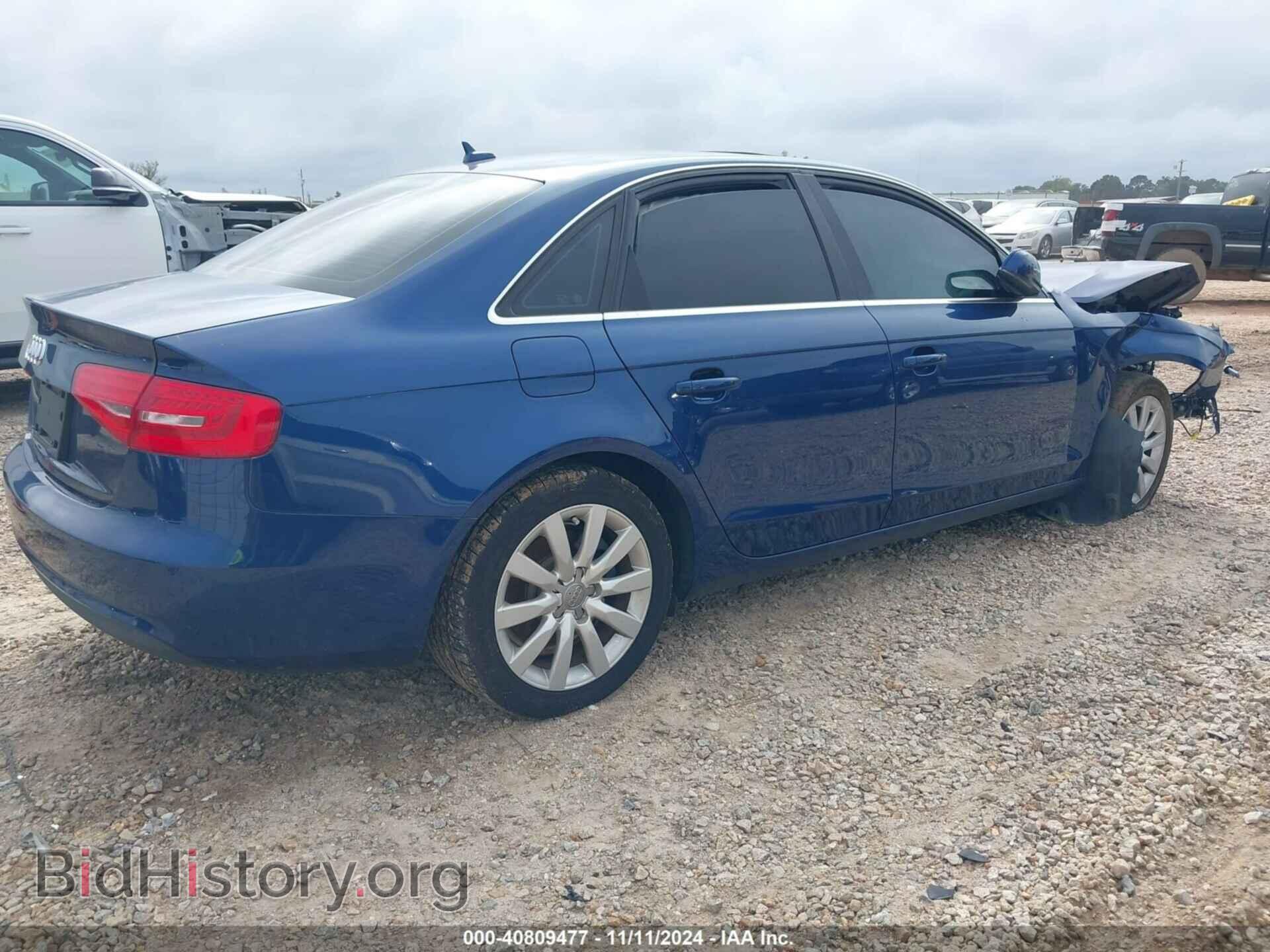 2013 AUDI A4 - VIN: WAUAFAFL5DA123641 - Фото 4