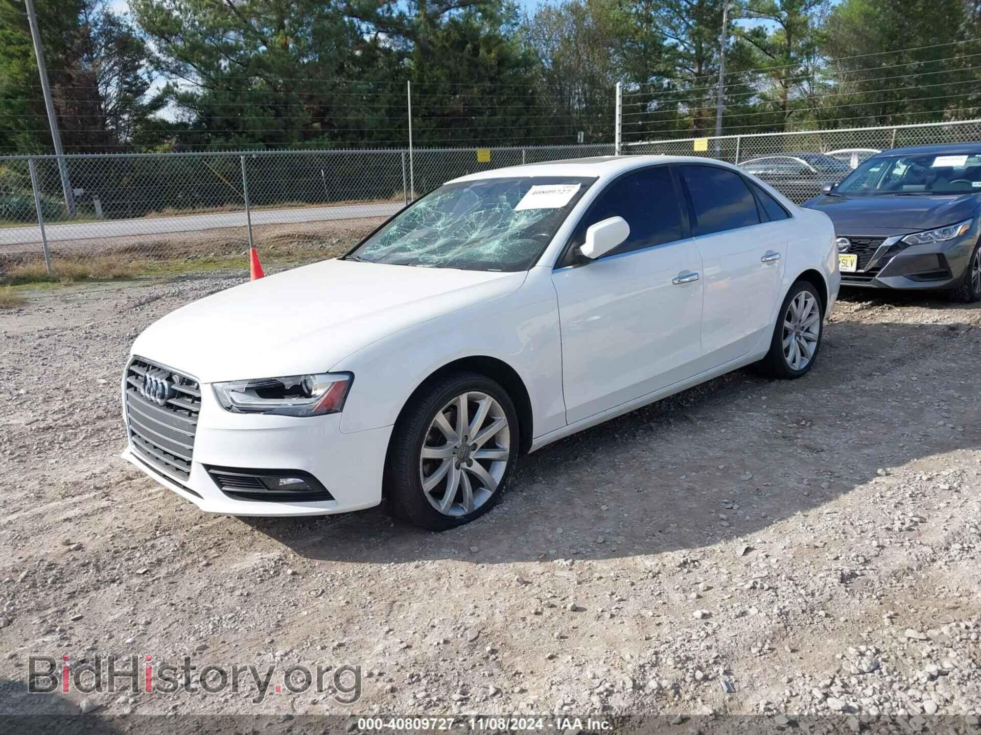 2013 AUDI A4 - VIN: WAUAFAFL7DN047574 - Фото 2