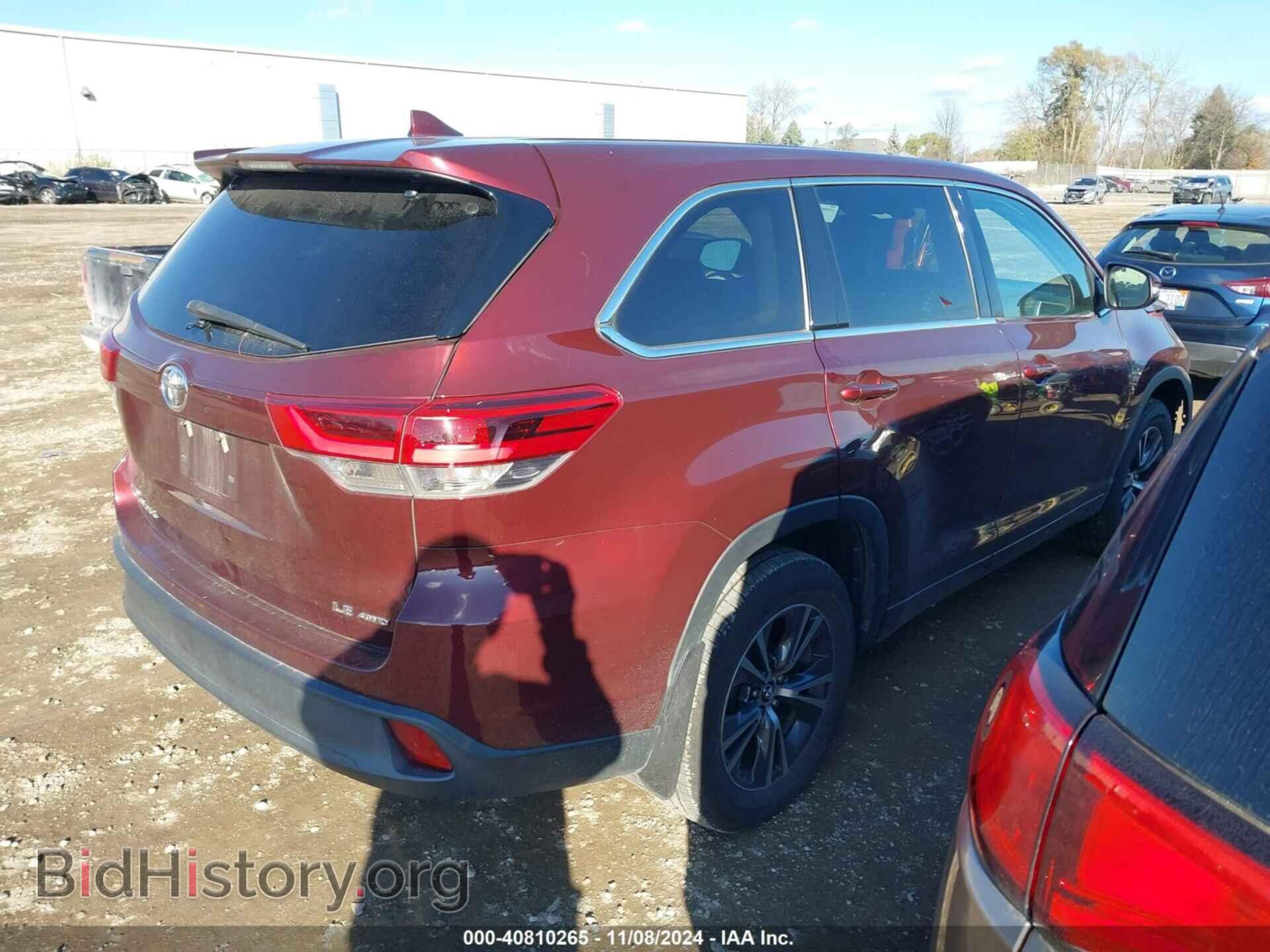 2018 TOYOTA HIGHLANDER - VIN: 5TDBZRFH9JS841877 - Фото 4
