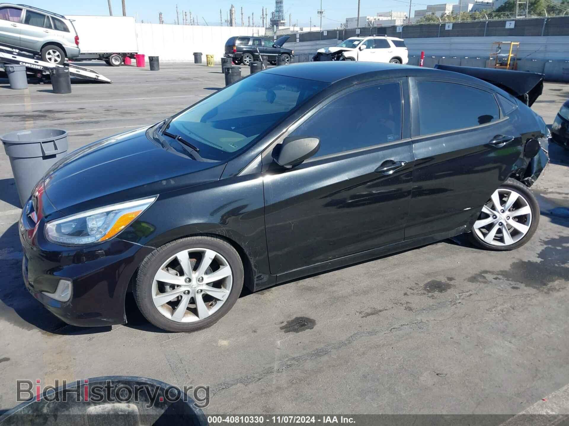 2014 HYUNDAI ACCENT - VIN: KMHCU4AEXEU775095 - Фото 2