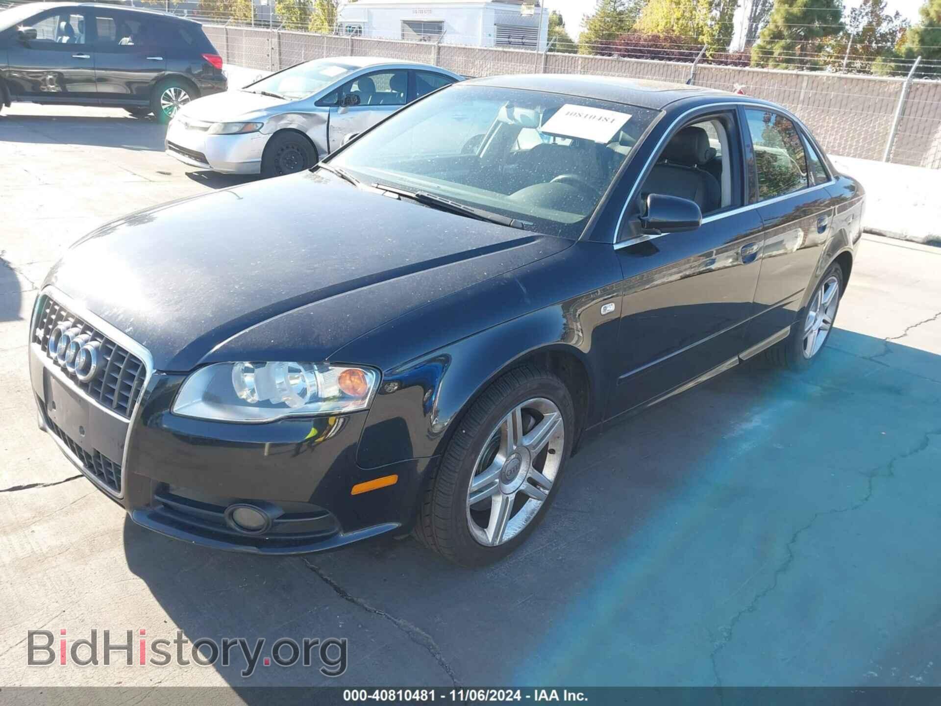 2008 AUDI A4 - VIN: WAUAF78EX8A115218 - Фото 2