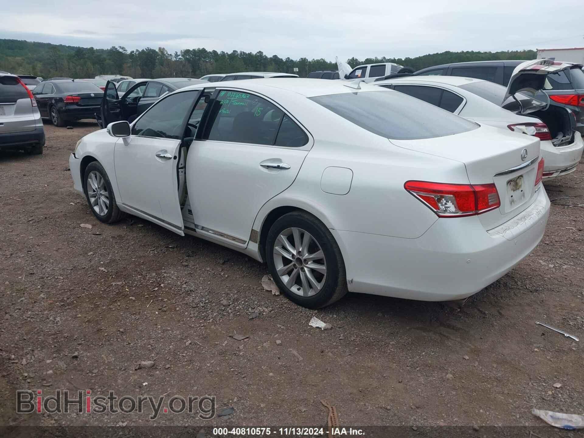 2011 LEXUS ES 350 - VIN: JTHBK1EG9B2419601 - Фото 3