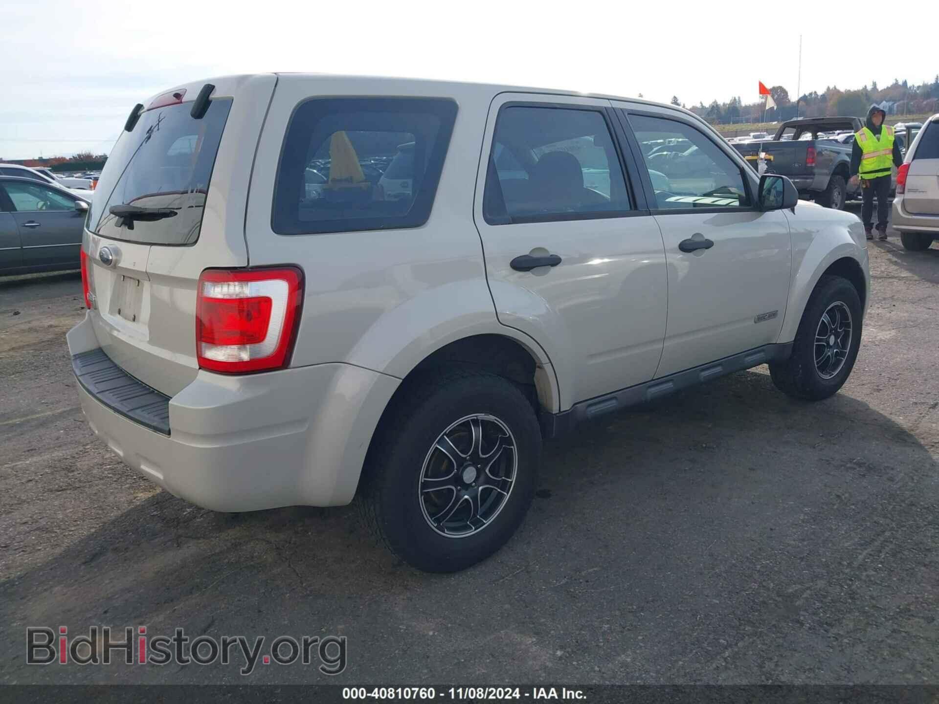 2008 FORD ESCAPE - VIN: 1FMCU02Z38KB00456 - Фото 4