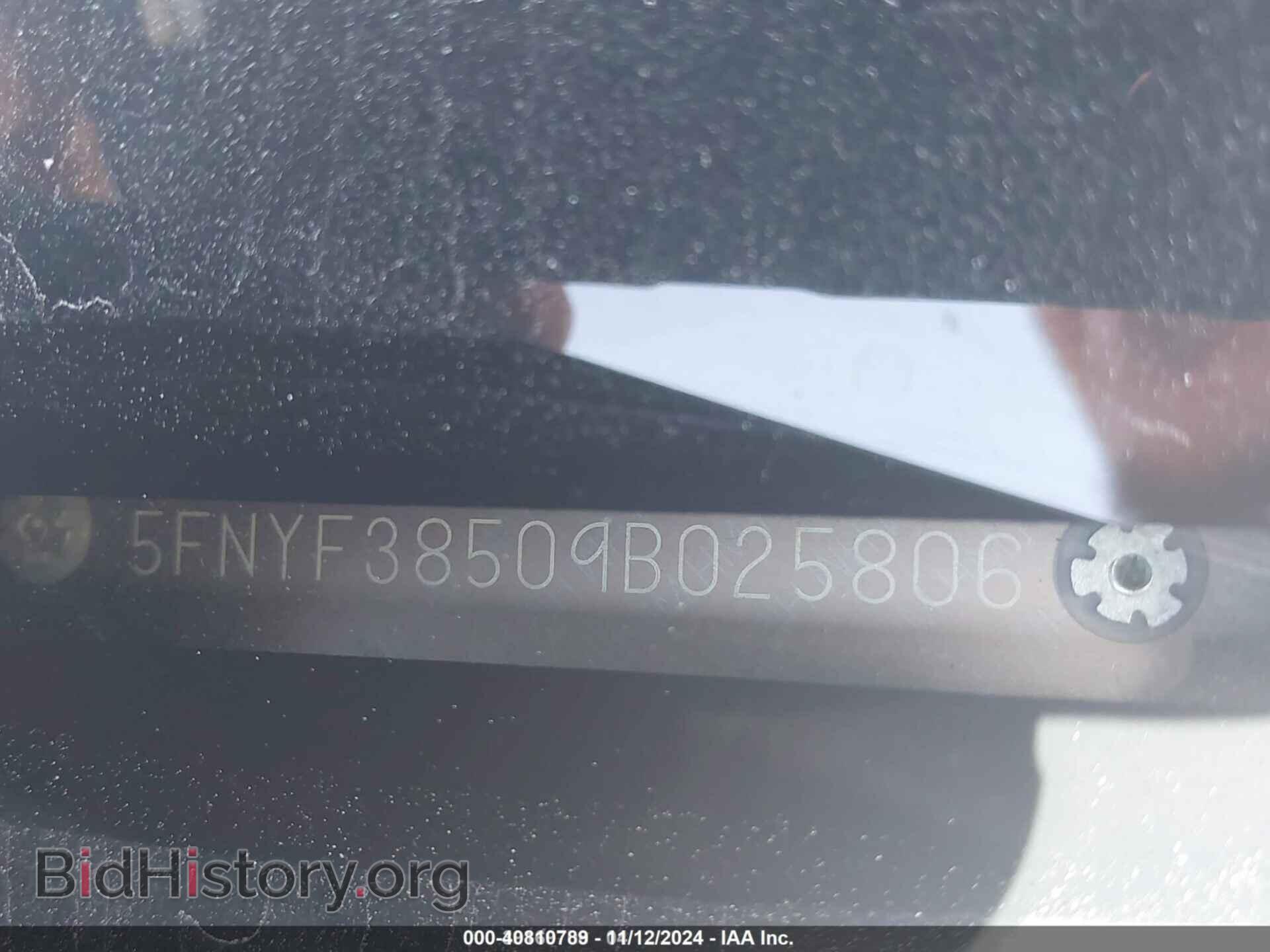 2009 HONDA PILOT - VIN: 5FNYF38509B025806 - Фото 9
