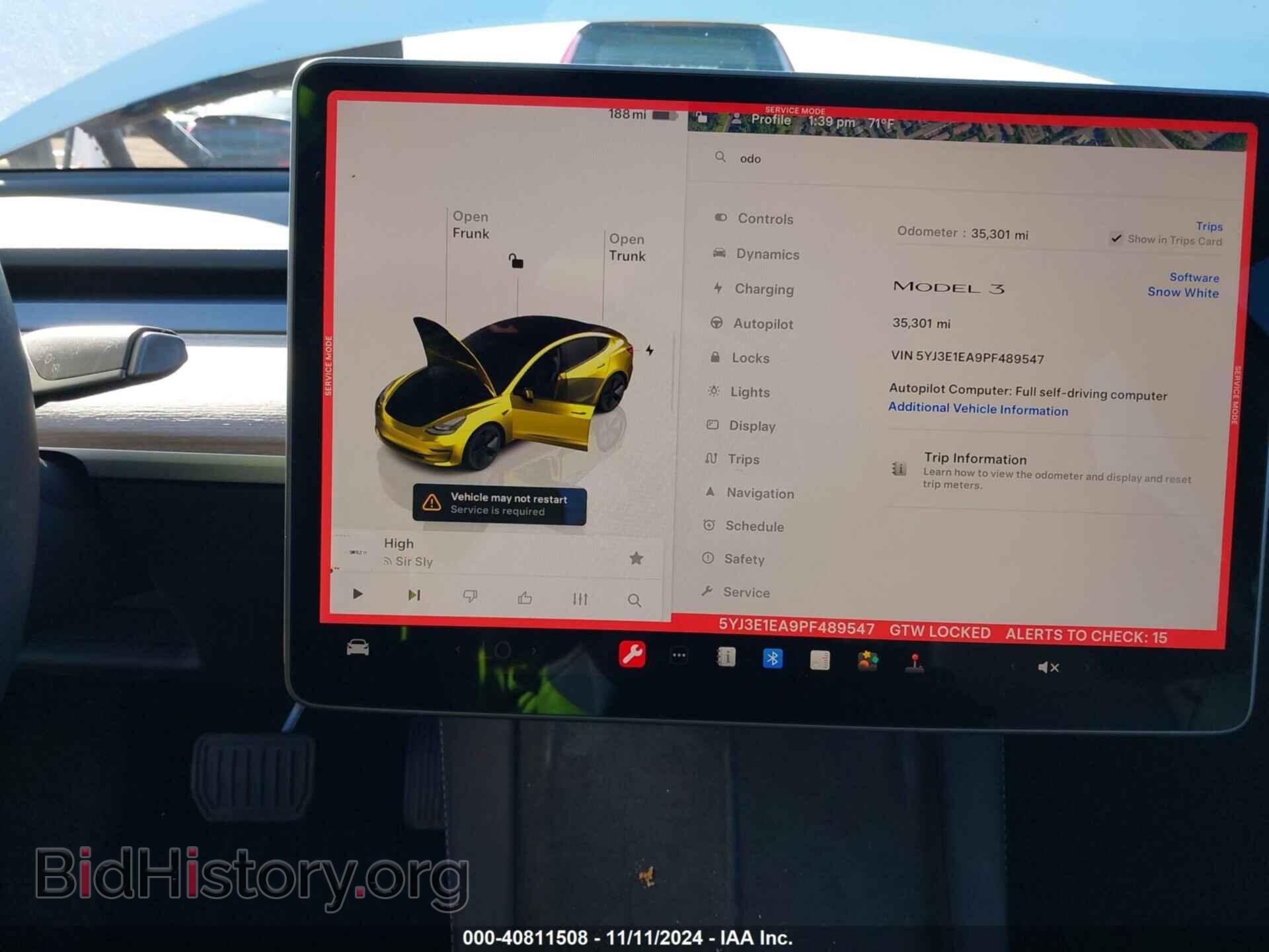 2023 TESLA MODEL 3 - VIN: 5YJ3E1EA9PF489547 - Фото 7