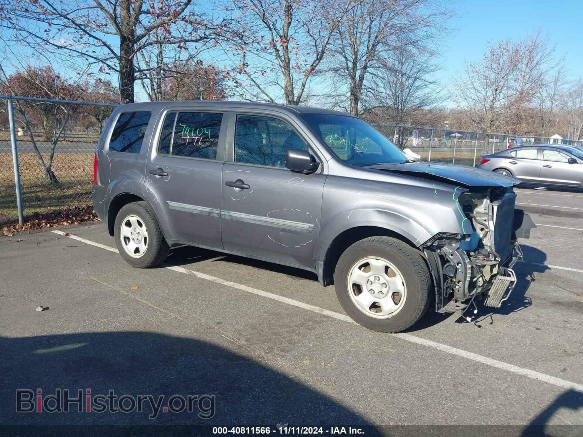 Photo 5FNYF4H27EB046139 - HONDA PILOT 2014