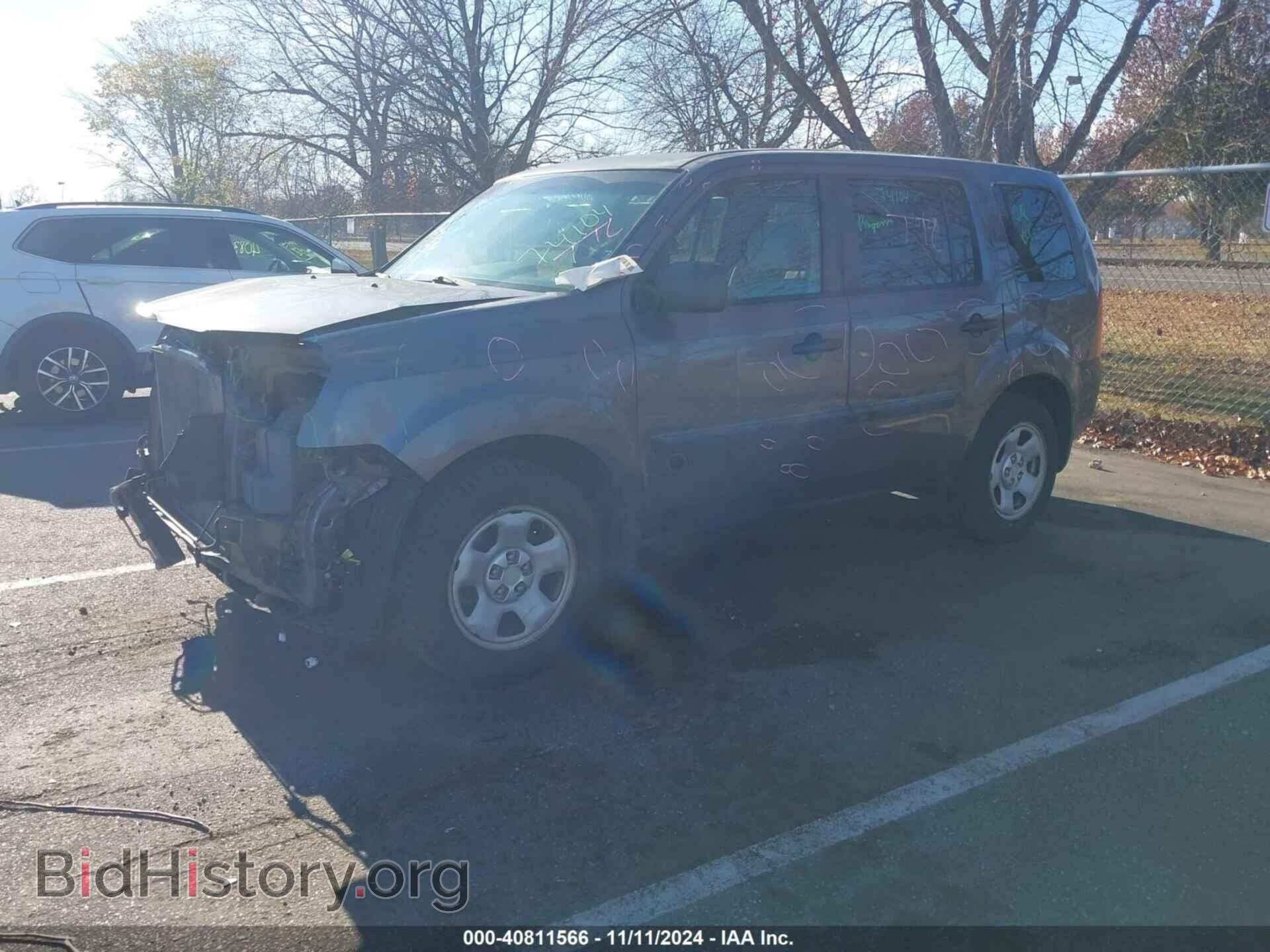 2014 HONDA PILOT - VIN: 5FNYF4H27EB046139 - Фото 2
