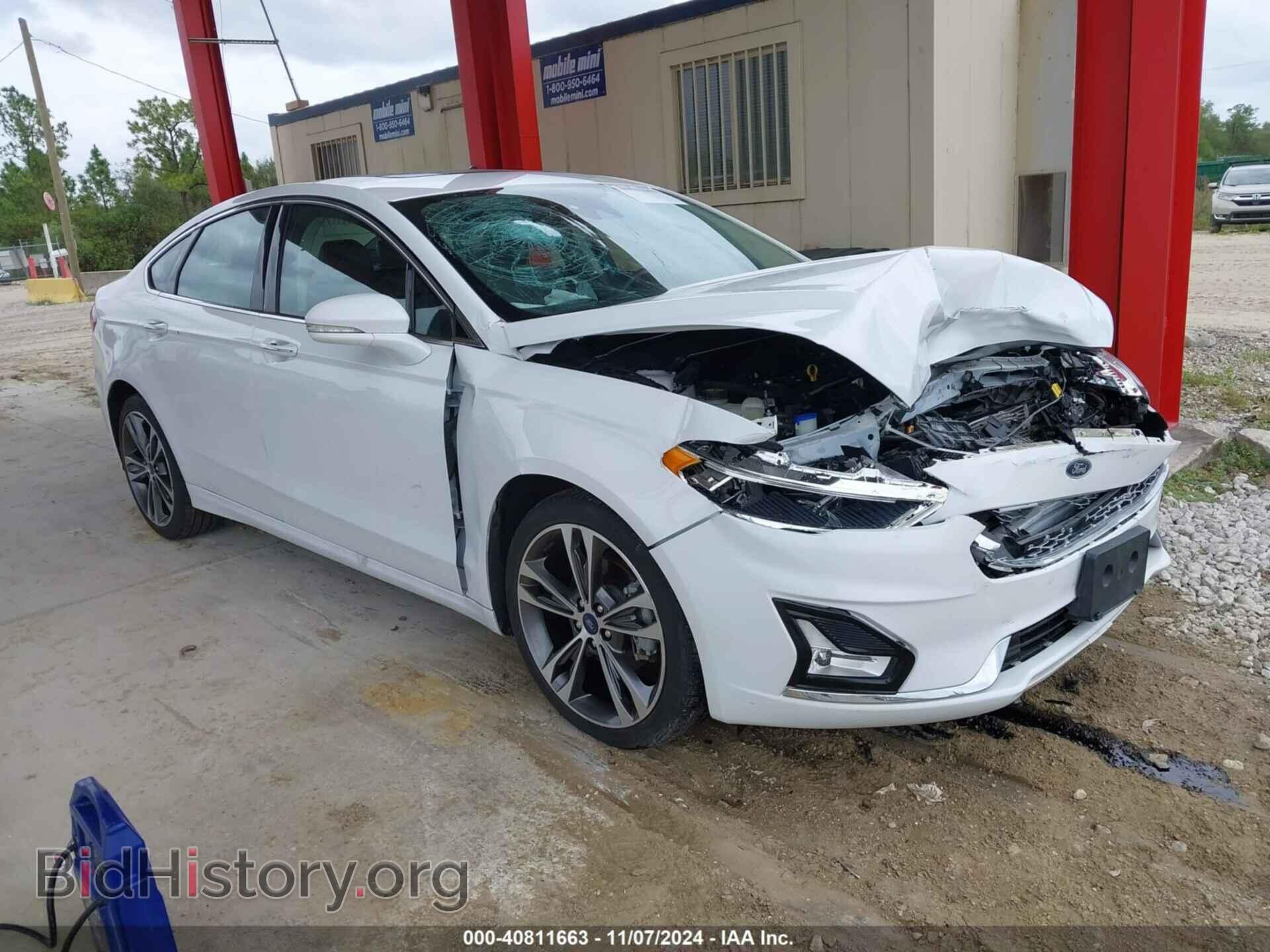 Photo 3FA6P0D93LR204395 - FORD FUSION 2020