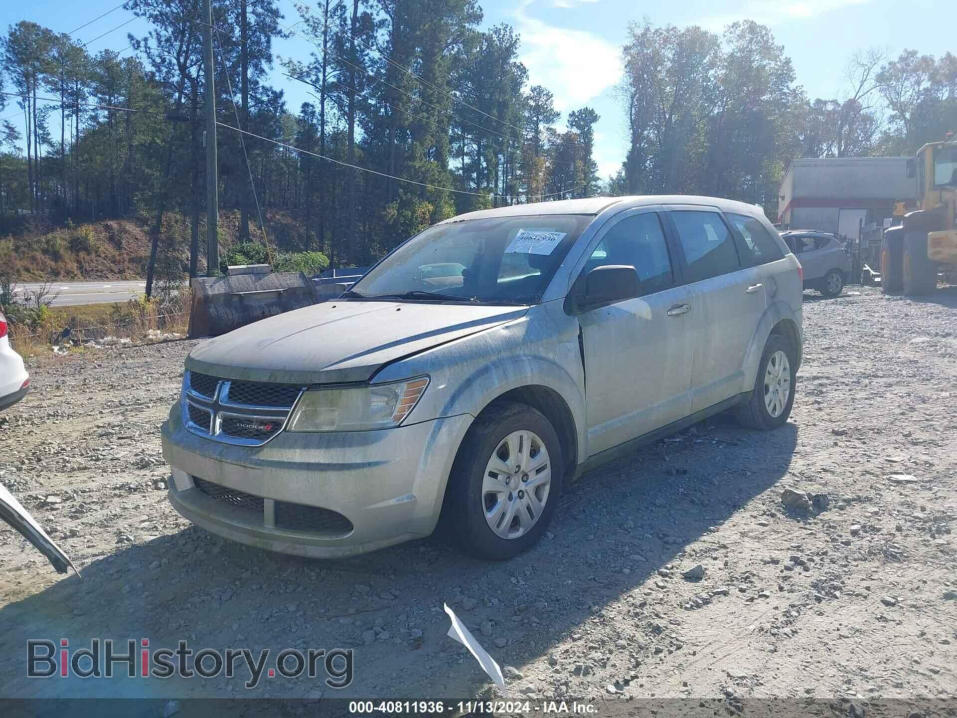 2014 DODGE JOURNEY - VIN: 3C4PDCAB5ET182423 - Фото 2
