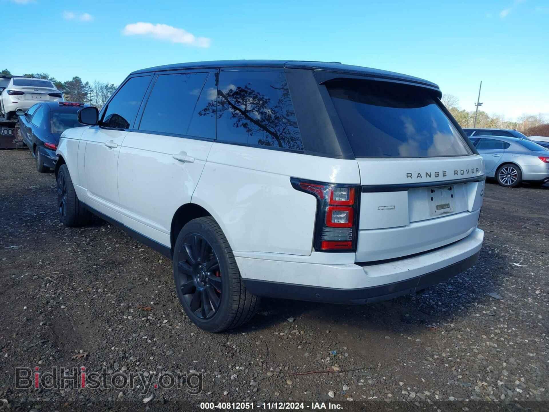 2015 LAND ROVER RANGE ROVER - VIN: SALGV3TF8FA204137 - Фото 3