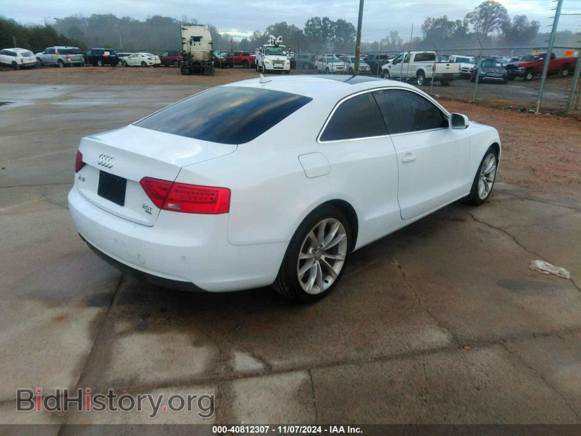 2013 AUDI A5 - VIN: WAULFAFR0DA004909 - Фото 4